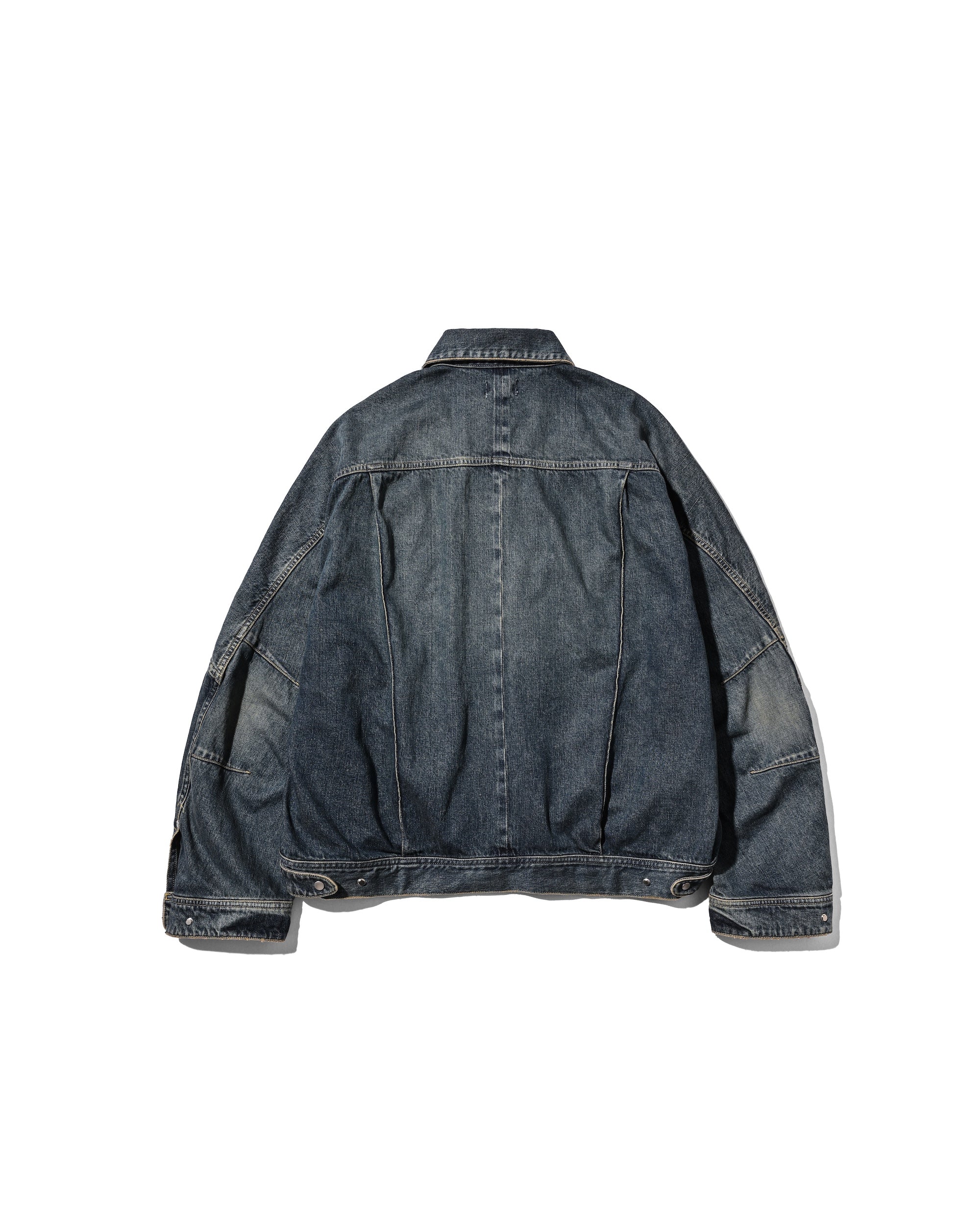 10.10 SAT 20:00- IN STOCK】 VINTAGE DYED SELVEDGE DENIM FUTURE TRUCKER