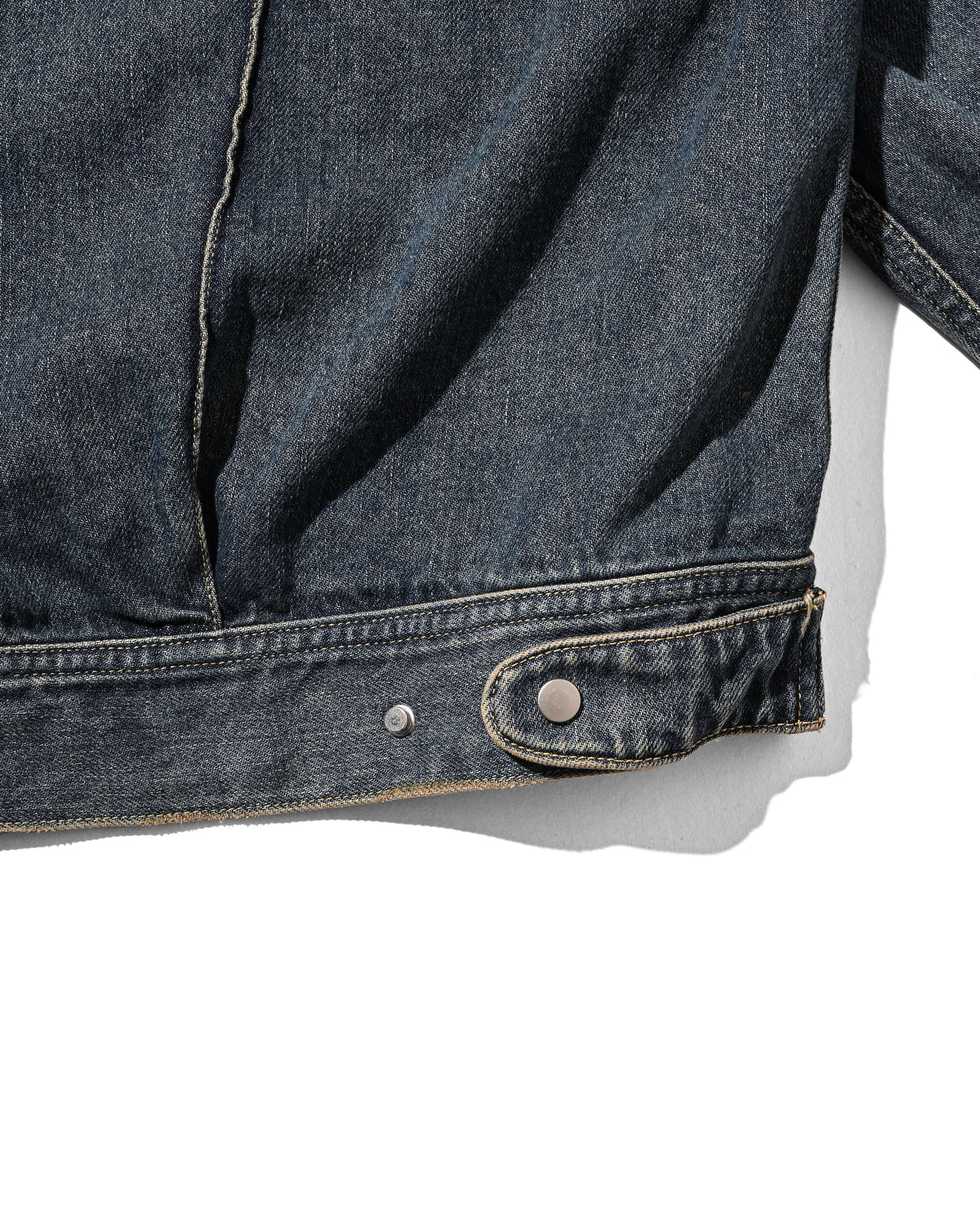 【10.10 SAT 20:00- IN STOCK】 VINTAGE DYED SELVEDGE DENIM FUTURE TRUCKER JACKET (VINTAGE INDIGO)