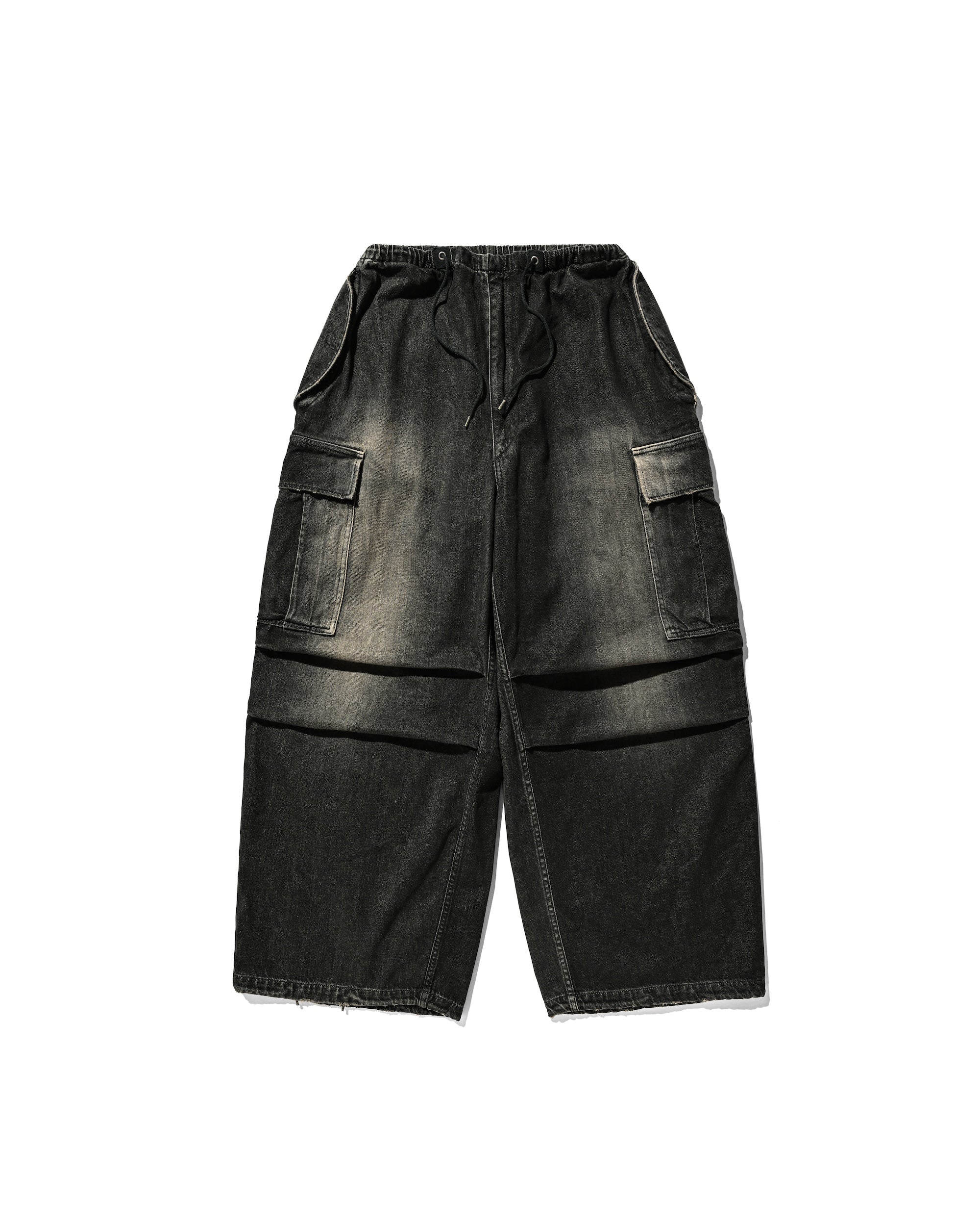 【9.13 SAT 20:00- IN STOCK】VINTAGE DYED SELVEDGE DENIM M-51 ARCTIC TROUSERS (VINTAGE BLACK)