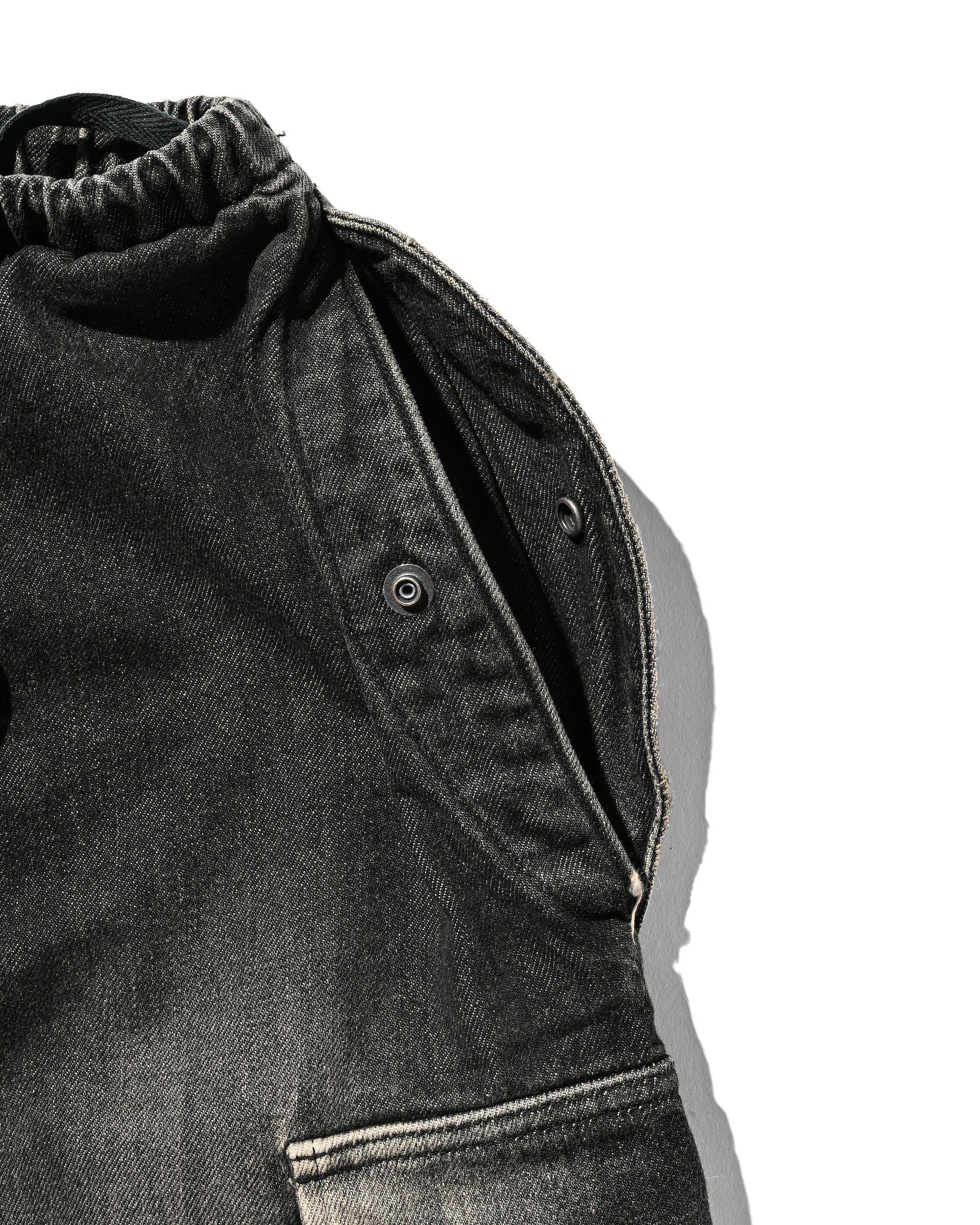【9.13 SAT 20:00- IN STOCK】VINTAGE DYED SELVEDGE DENIM M-51 ARCTIC TROUSERS (VINTAGE BLACK)