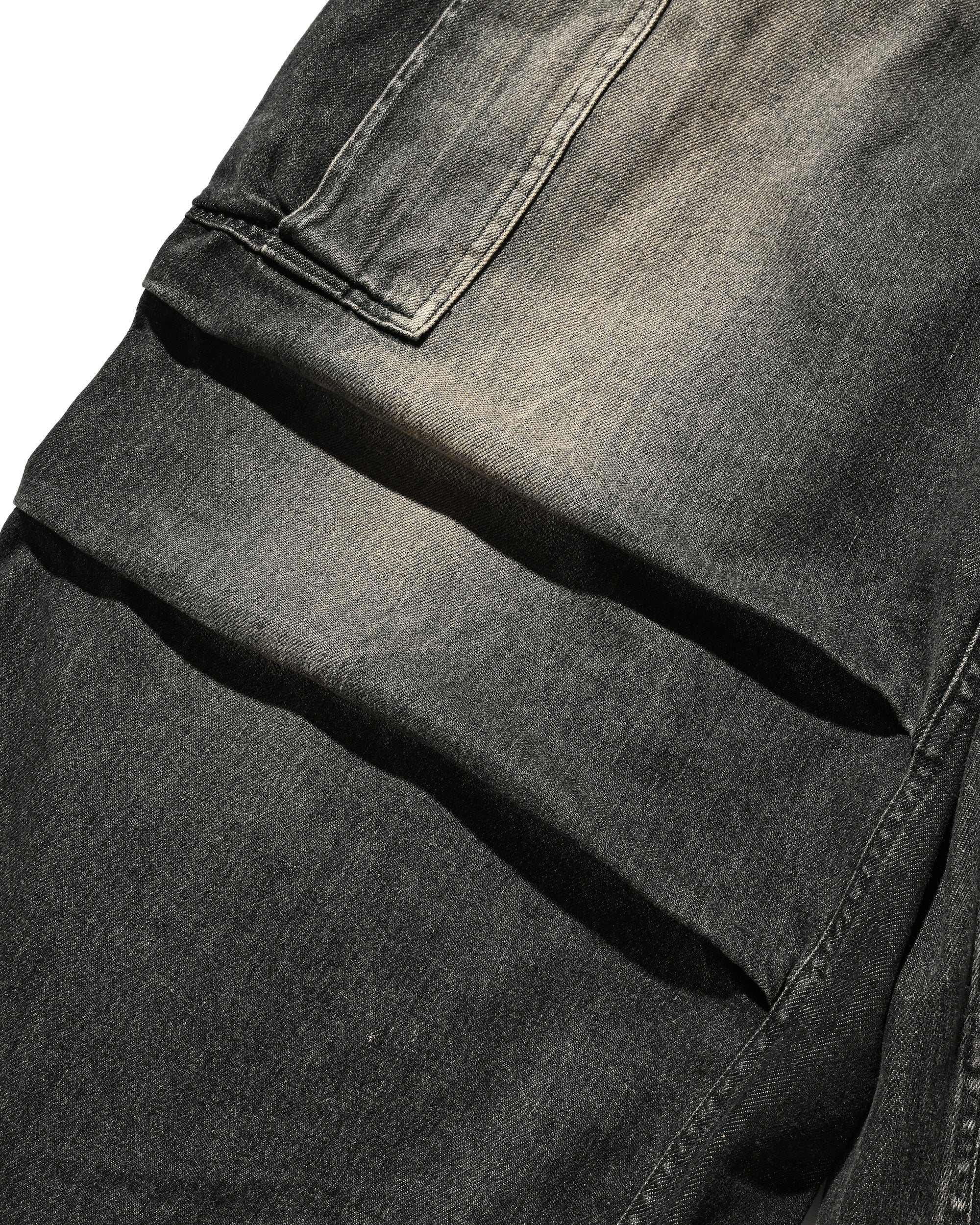 【9.13 SAT 20:00- IN STOCK】VINTAGE DYED SELVEDGE DENIM M-51 ARCTIC TROUSERS (VINTAGE BLACK)