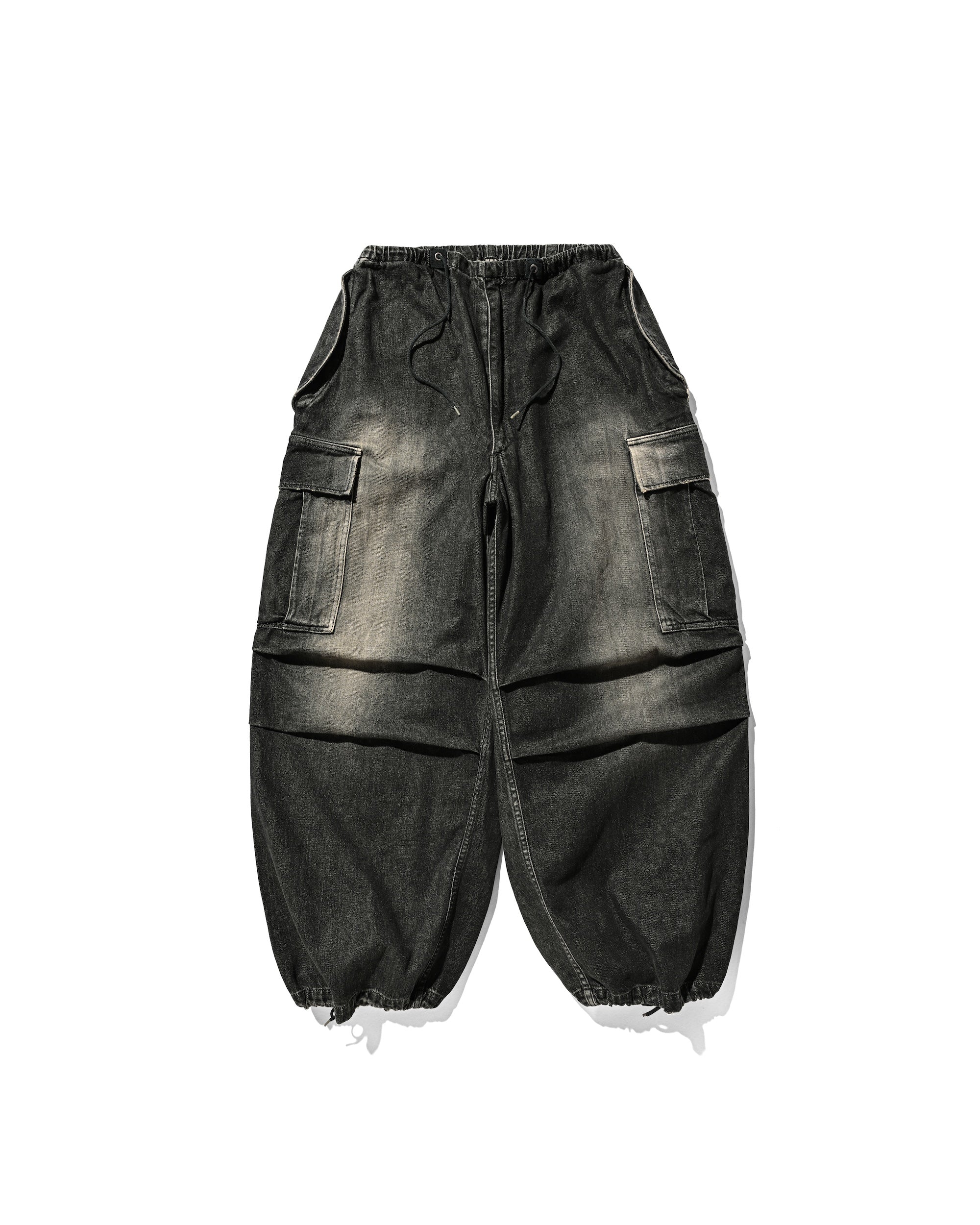 【9.13 SAT 20:00- IN STOCK】VINTAGE DYED SELVEDGE DENIM M-51 ARCTIC TROUSERS (VINTAGE BLACK)