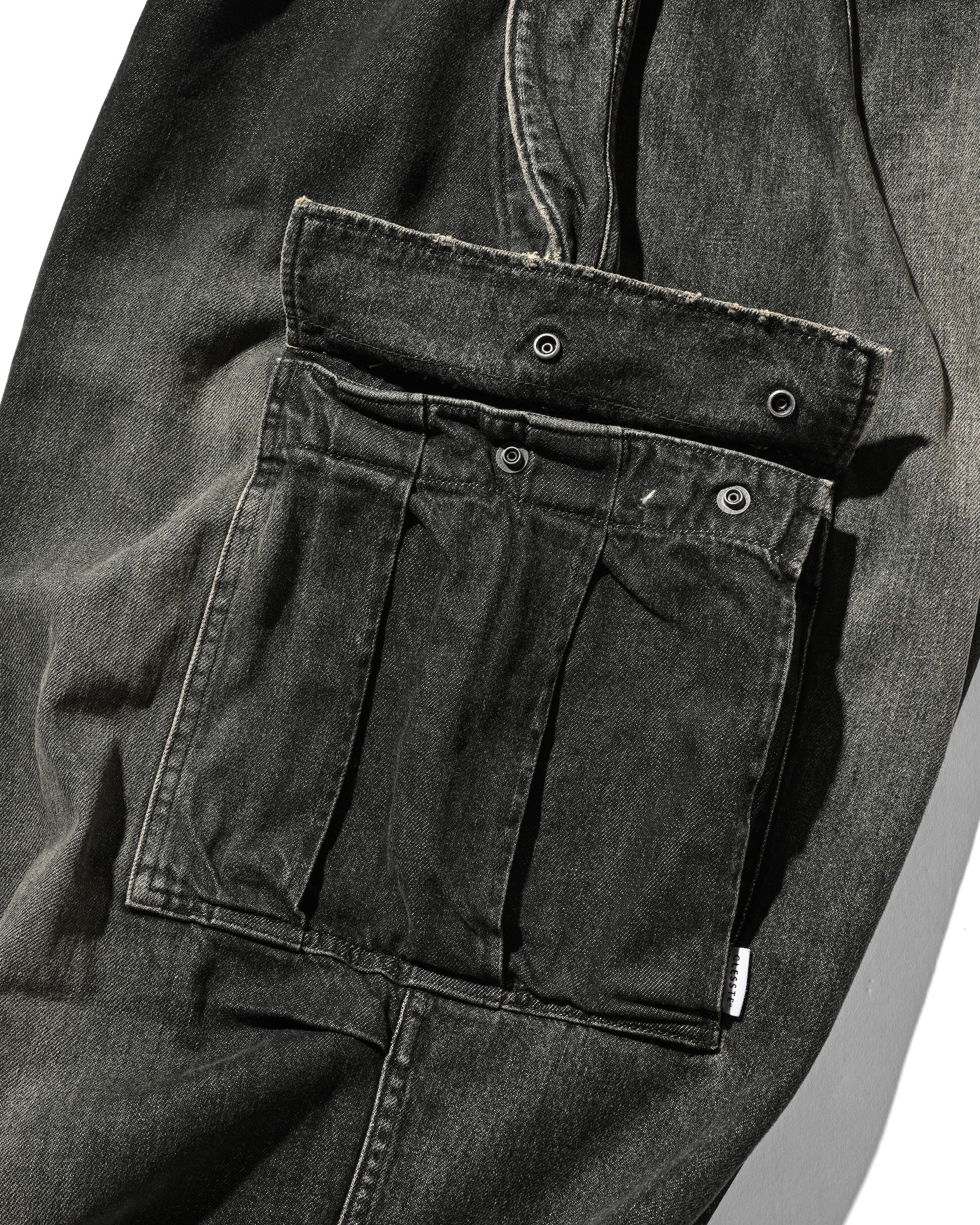 【9.13 SAT 20:00- IN STOCK】VINTAGE DYED SELVEDGE DENIM M-51 ARCTIC TROUSERS (VINTAGE BLACK)