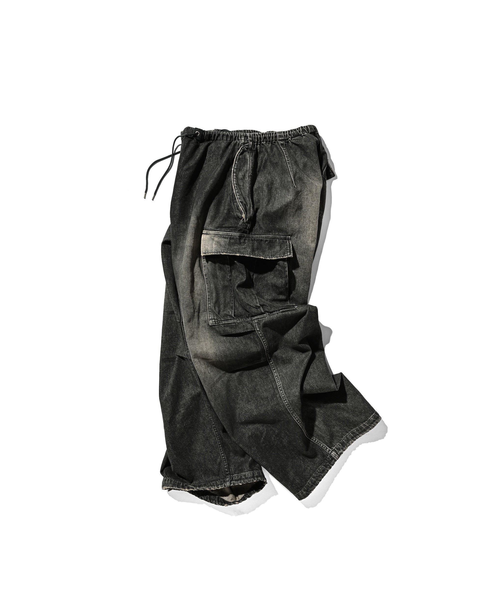 【9.13 SAT 20:00- IN STOCK】VINTAGE DYED SELVEDGE DENIM M-51 ARCTIC TROUSERS (VINTAGE BLACK)