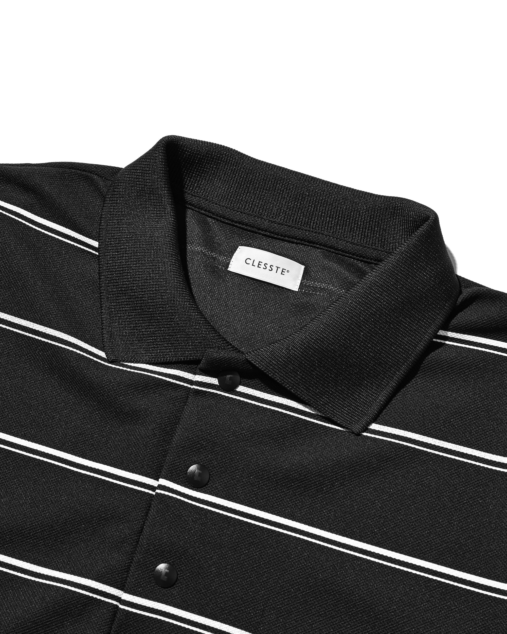 5.23 SAT 20:00- IN STOCK】THICK/THIN STRIPE ACTIVE CITY POLO S/S SHIRT