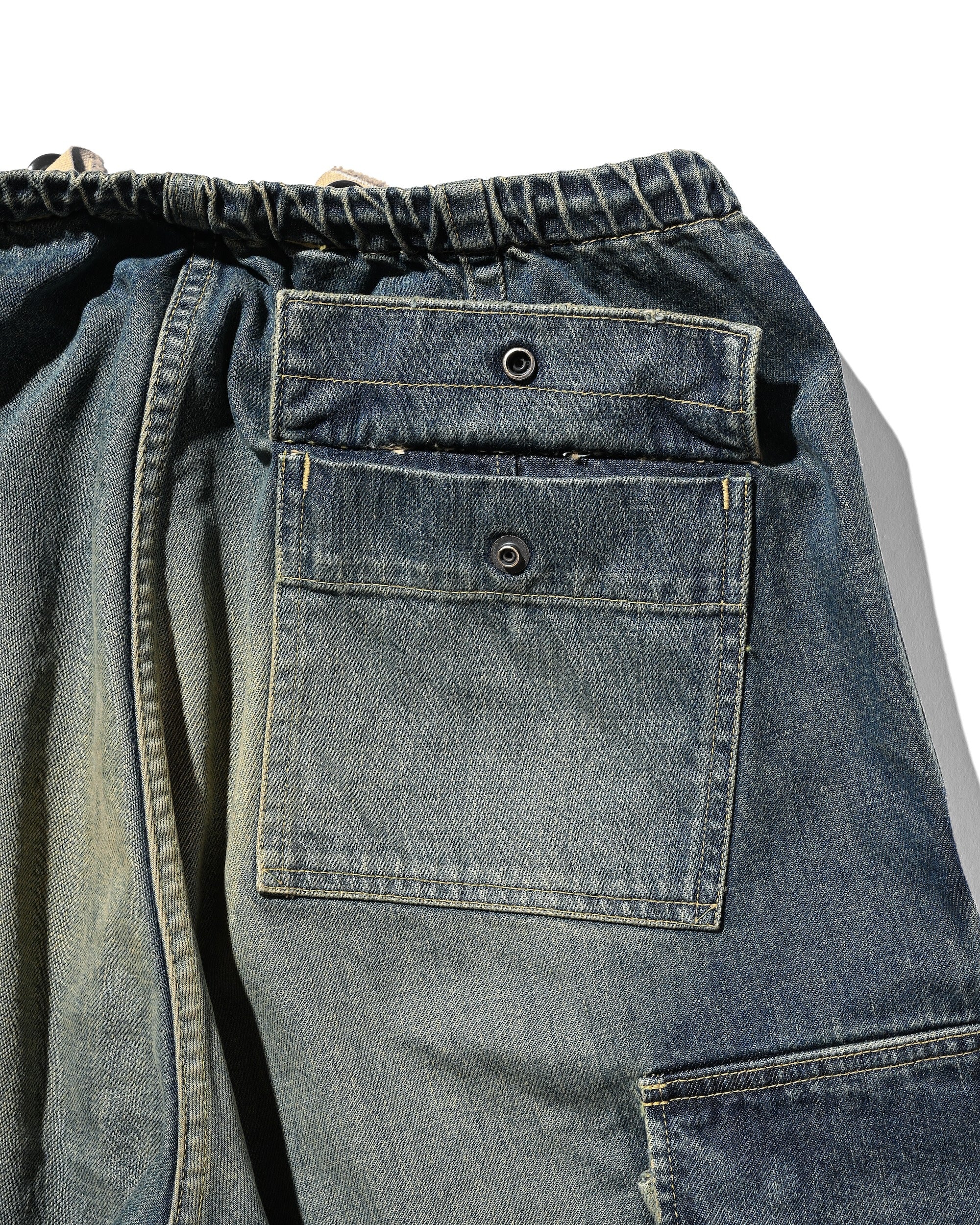 【9.13 SAT 20:00- IN STOCK】VINTAGE DYED SELVEDGE DENIM M-51 ARCTIC TROUSERS (VINTAGE INDIGO)