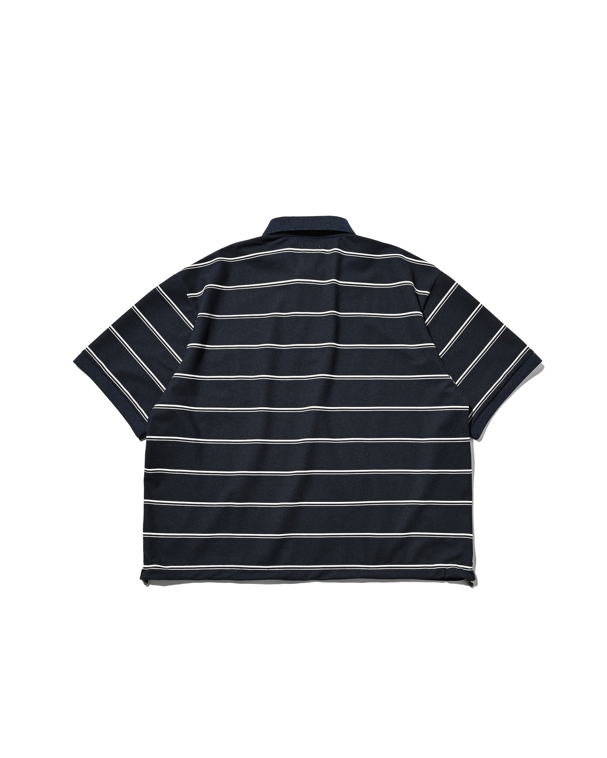 THICK/THIN STRIPE ACTIVE CITY  POLO S/S SHIRTS(NAVY)