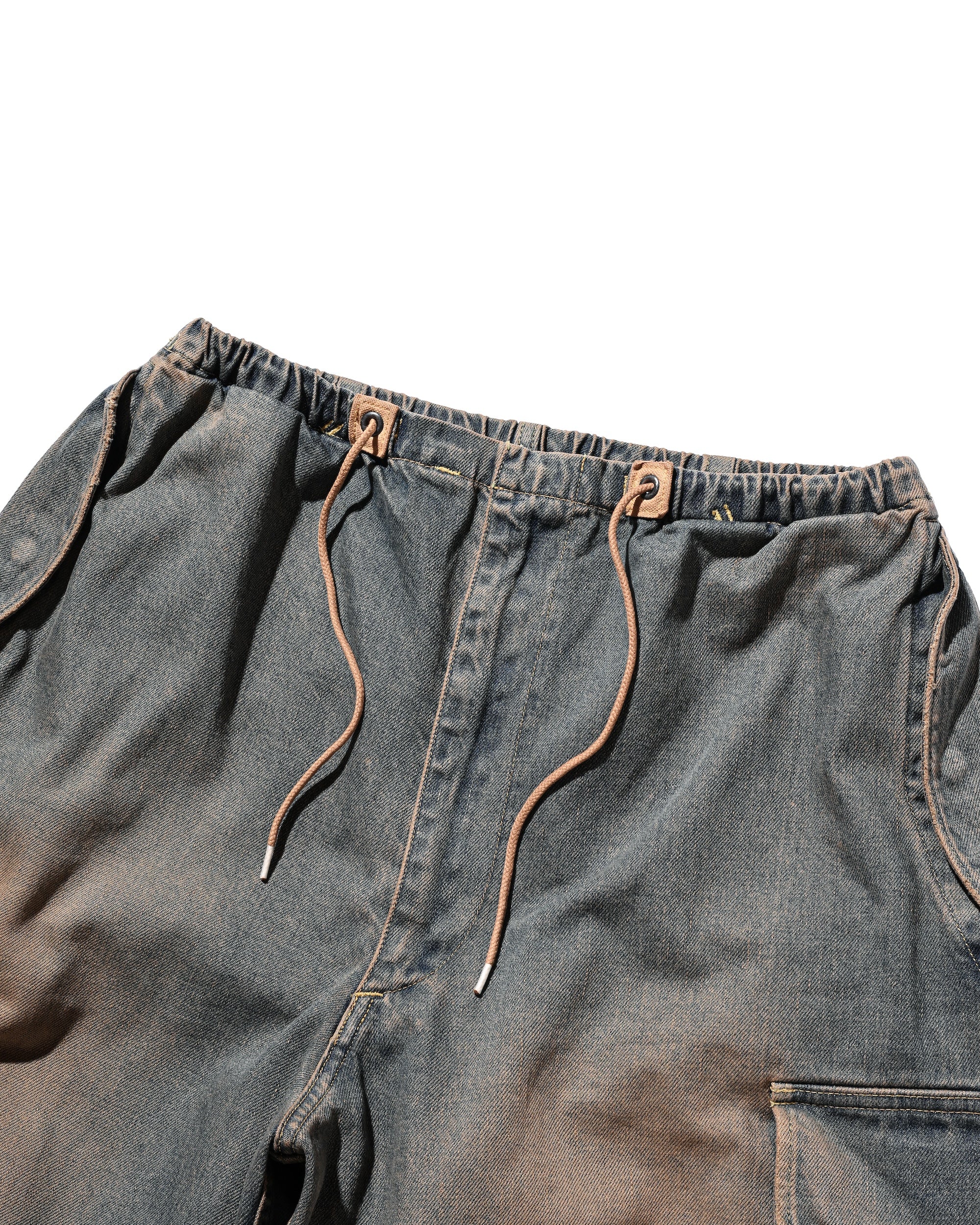 【9.13 SAT 20:00- IN STOCK】VINTAGE DYED SELVEDGE DENIM M-51 ARCTIC TROUSERS (VINTAGE BROWN)