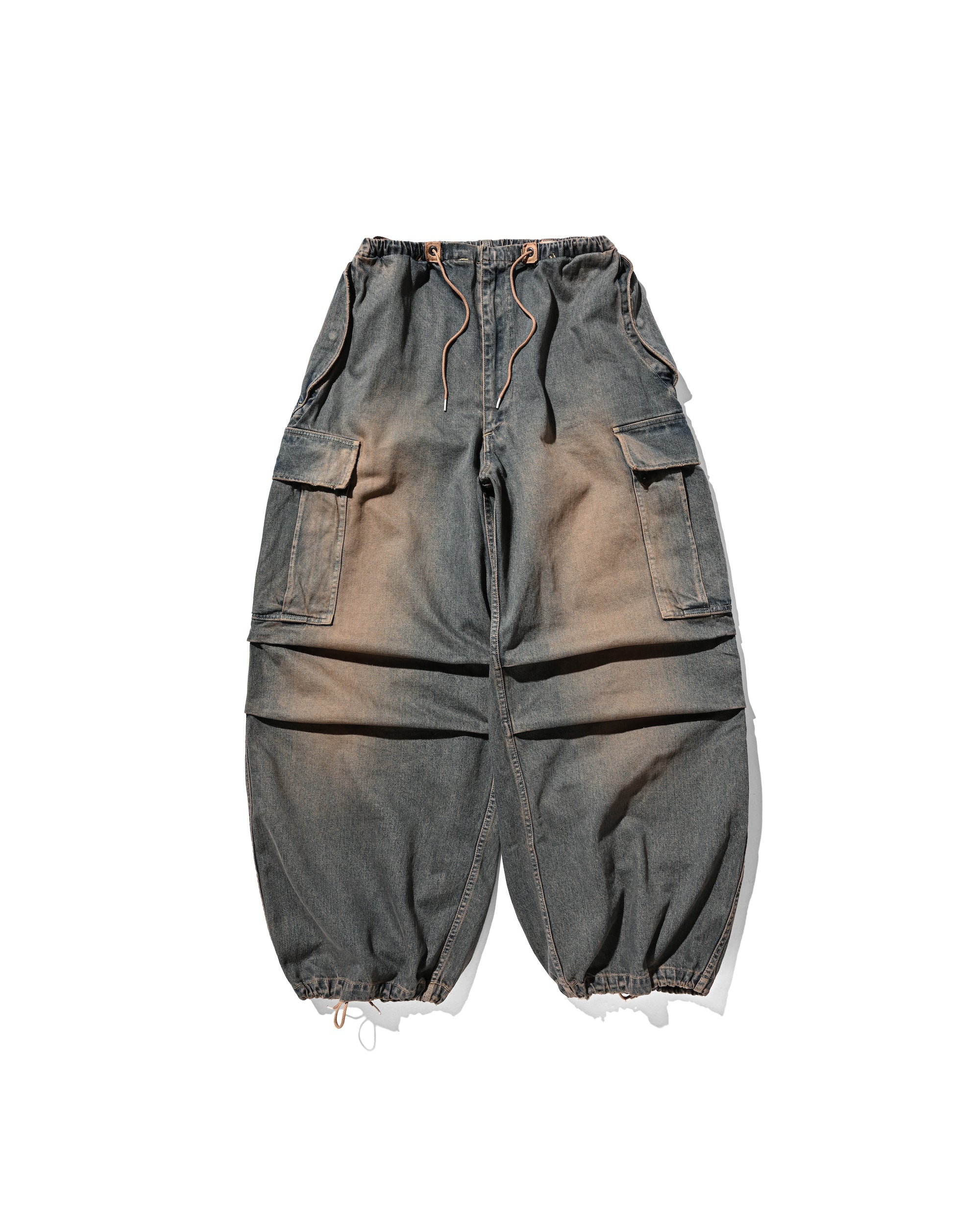 【9.13 SAT 20:00- IN STOCK】VINTAGE DYED SELVEDGE DENIM M-51 ARCTIC TROUSERS (VINTAGE BROWN)