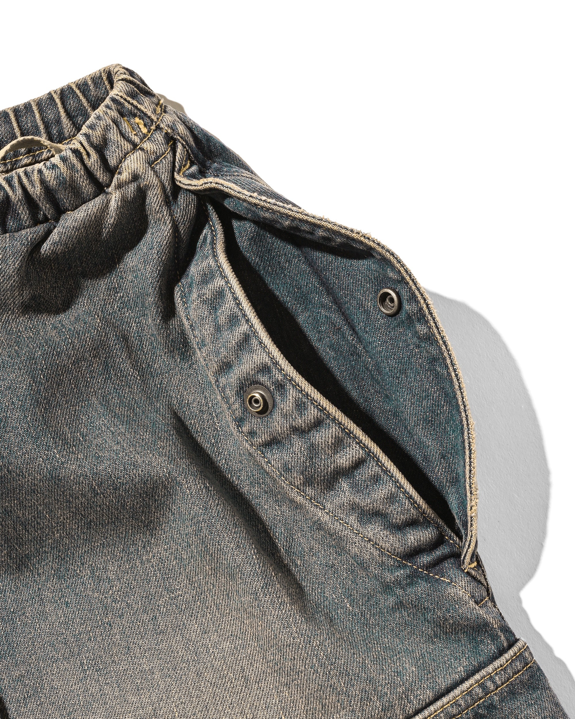 【9.13 SAT 20:00- IN STOCK】VINTAGE DYED SELVEDGE DENIM M-51 ARCTIC TROUSERS (VINTAGE BROWN)