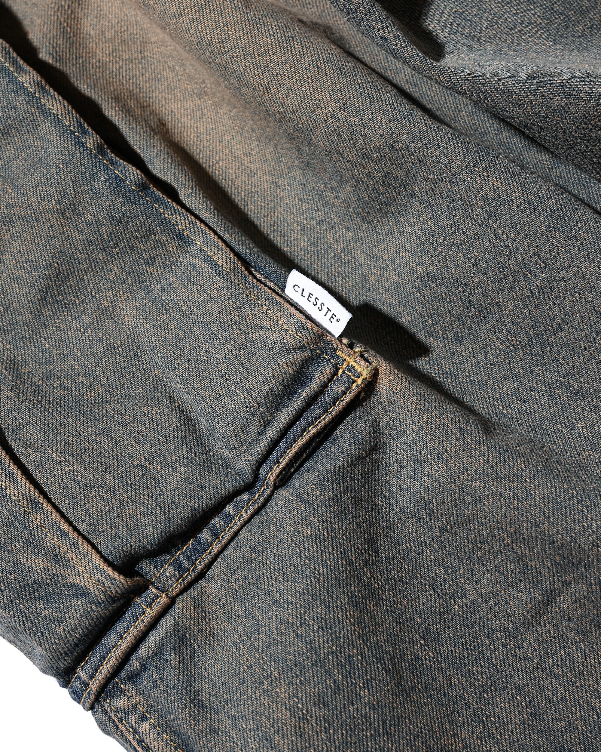 【9.13 SAT 20:00- IN STOCK】VINTAGE DYED SELVEDGE DENIM M-51 ARCTIC TROUSERS (VINTAGE BROWN)