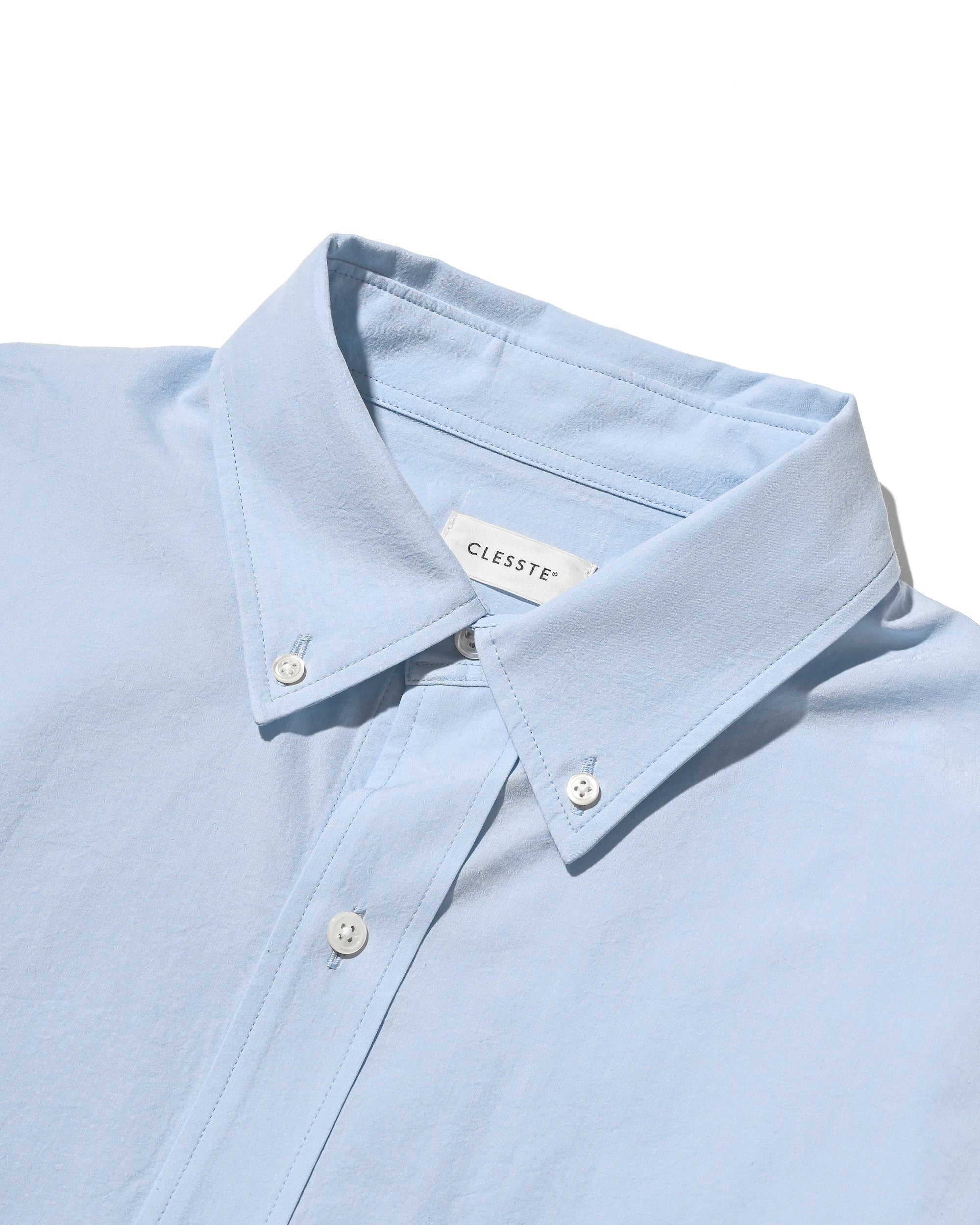 VENTILATION L/S B.D.SHIRT (SAX BLUE)