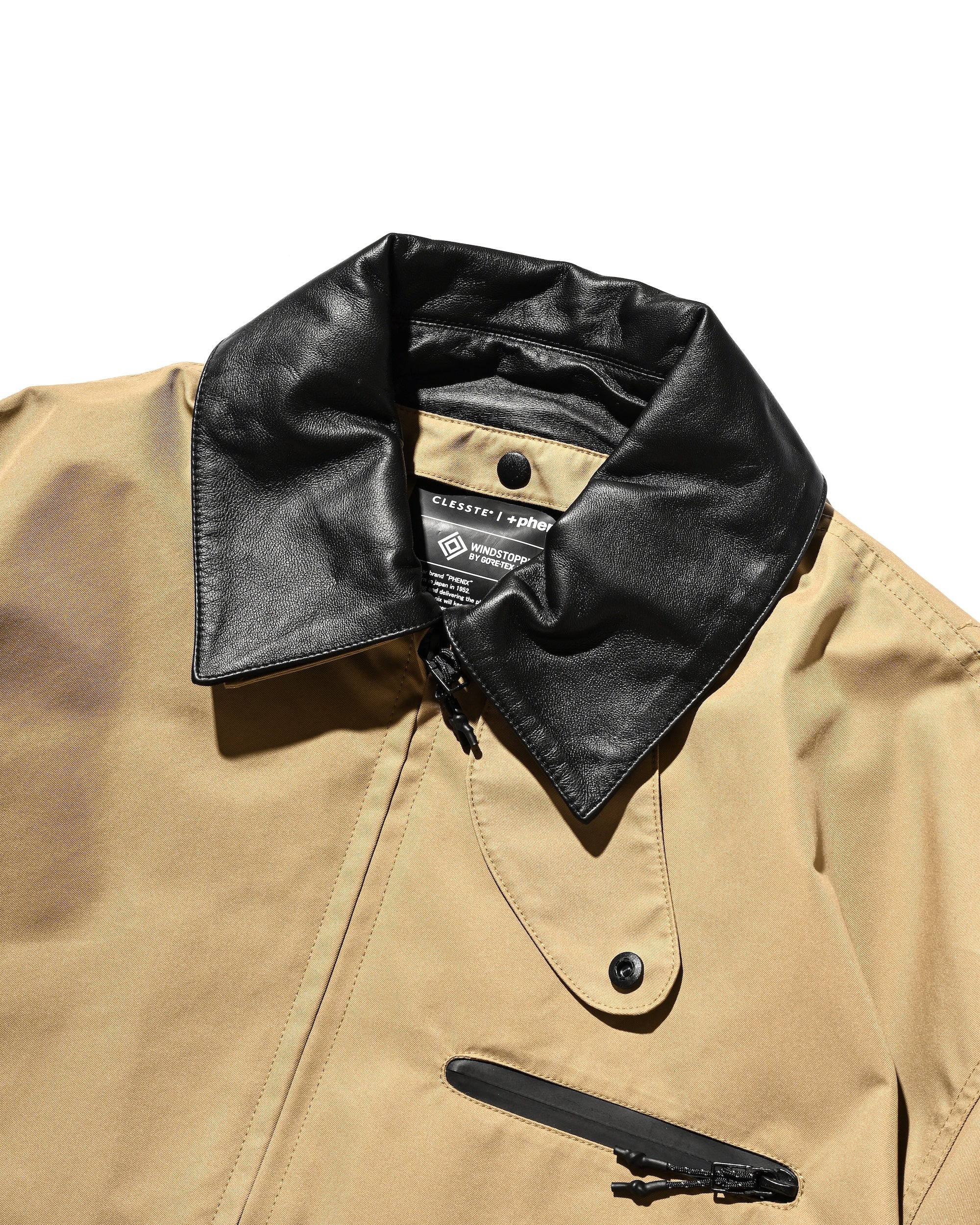 【9.24 WED 20:00- IN STOCK】+phenix WINDSTOPPER® by GORE-TEX LABS TWILL CITY WORKER JACKET (CARAMEL BEIGE)
