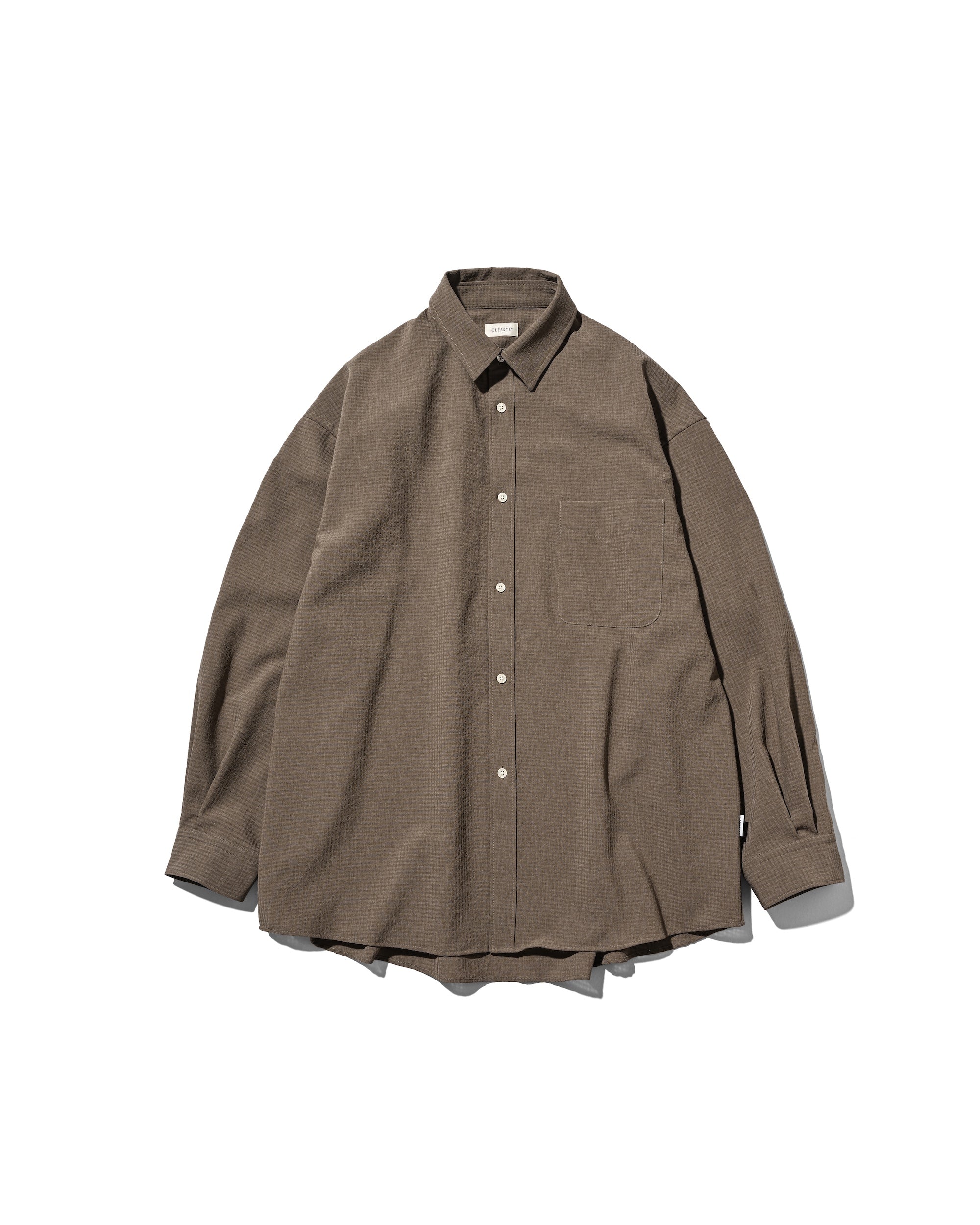 【4.29 WED 20:00 IN STOCK】SHADOW GINGHAM CHECK EVERYDAY L/S SHIRT (BEIGE)