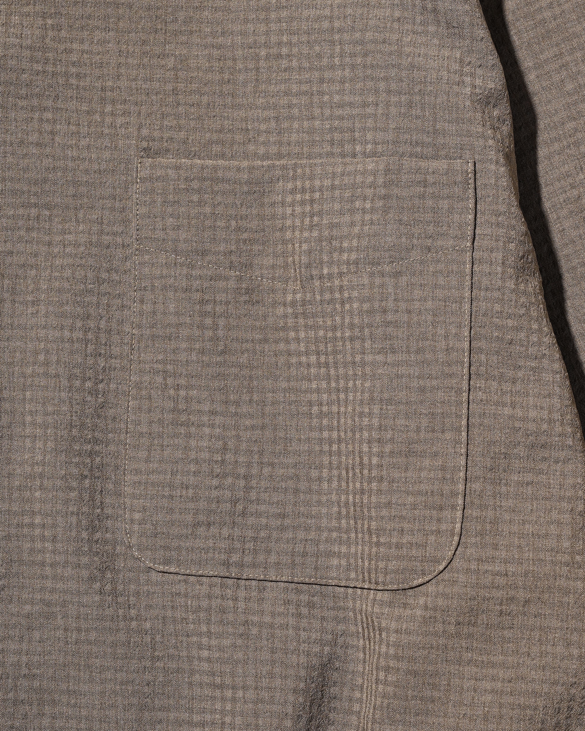 【4.29 WED 20:00 IN STOCK】SHADOW GINGHAM CHECK EVERYDAY L/S SHIRT (BEIGE)