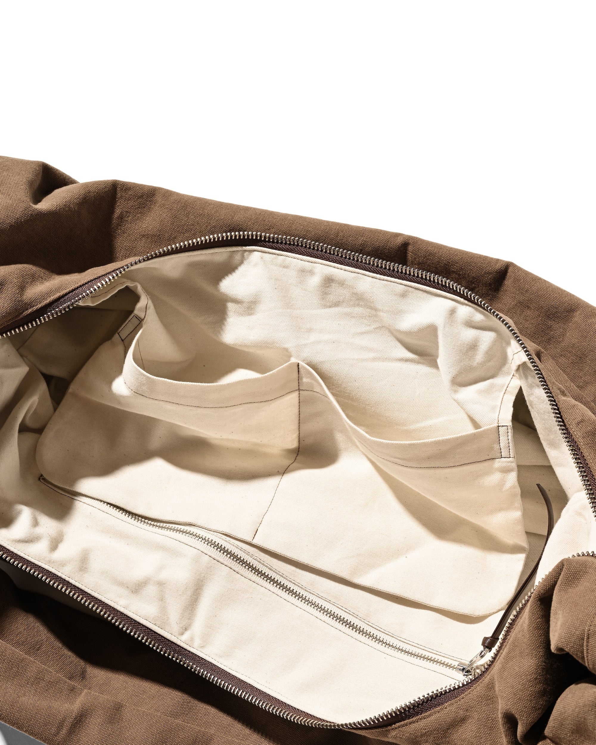 VINTAGE DYED SYSTEM BAG (L) (BROWN)