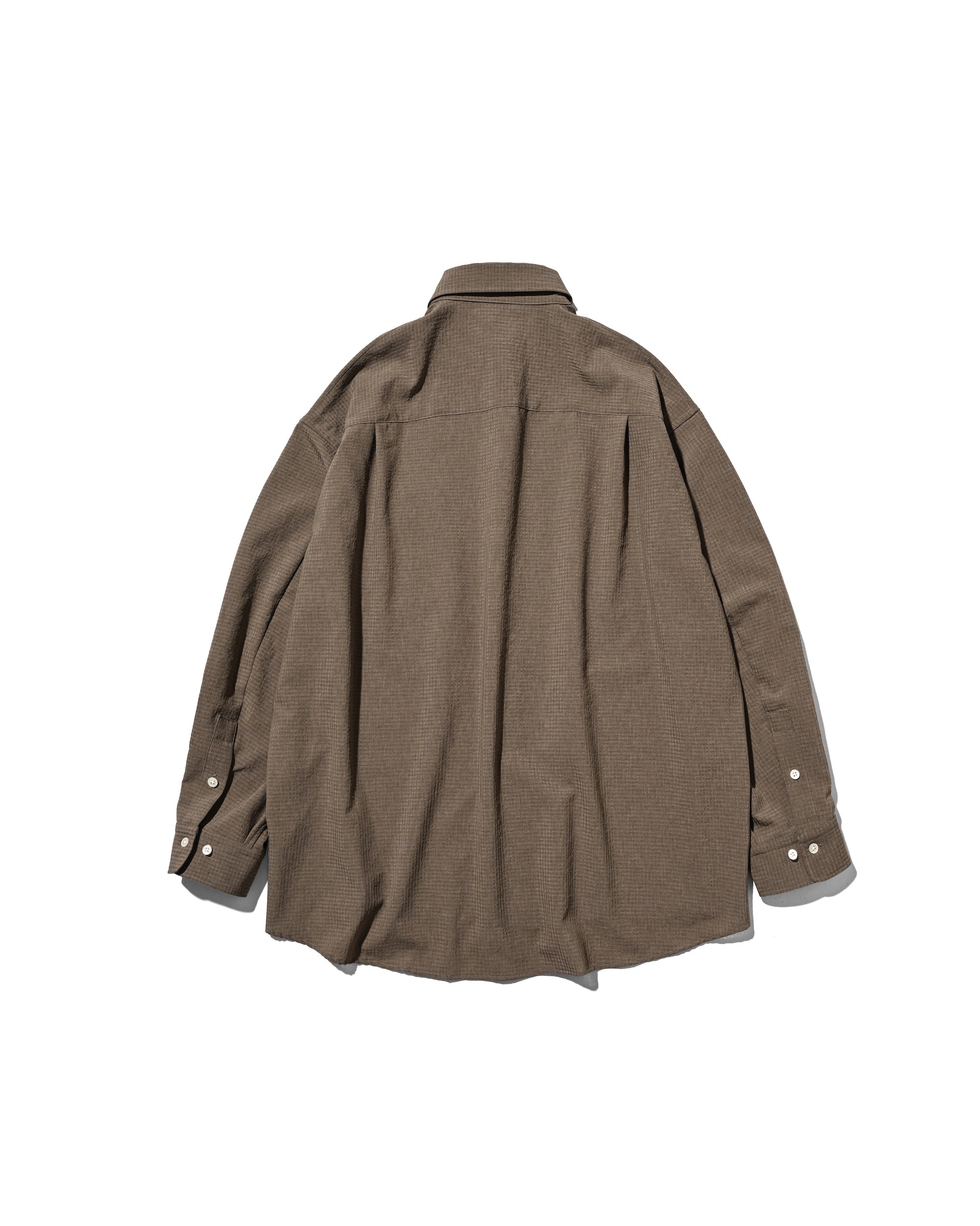 【4.29 WED 20:00 IN STOCK】SHADOW GINGHAM CHECK EVERYDAY L/S SHIRT (BEIGE)