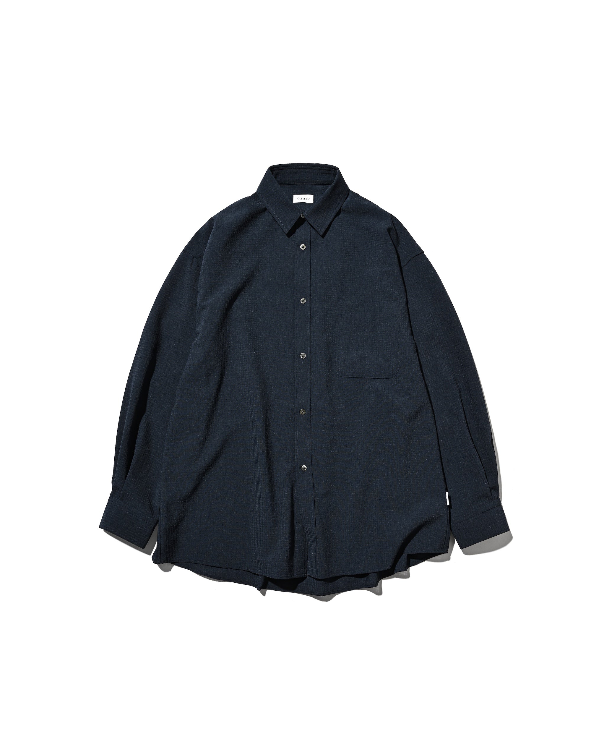 【4.29 WED 20:00- IN STOCK】SHADOW GINGHAM CHECK EVERYDAY L/S SHIRT (NAVY)
