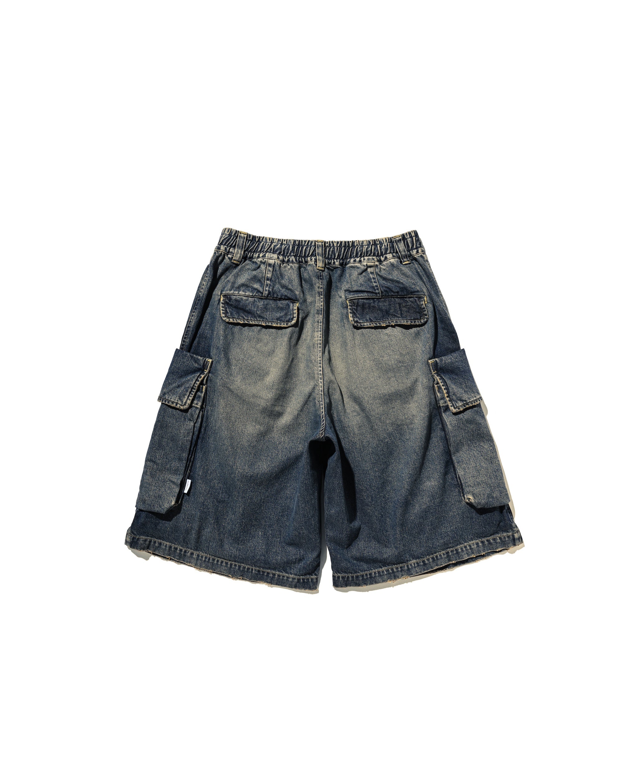 VINTAGE DYED SELVEDGE DENIM CITY MILITARY HALF PANTS (VINTAGE INDIGO) VINTAGE DYED SELVEDGE DENIM CITY MILITARY HALF PANTS (VINTAGE INDIGO)