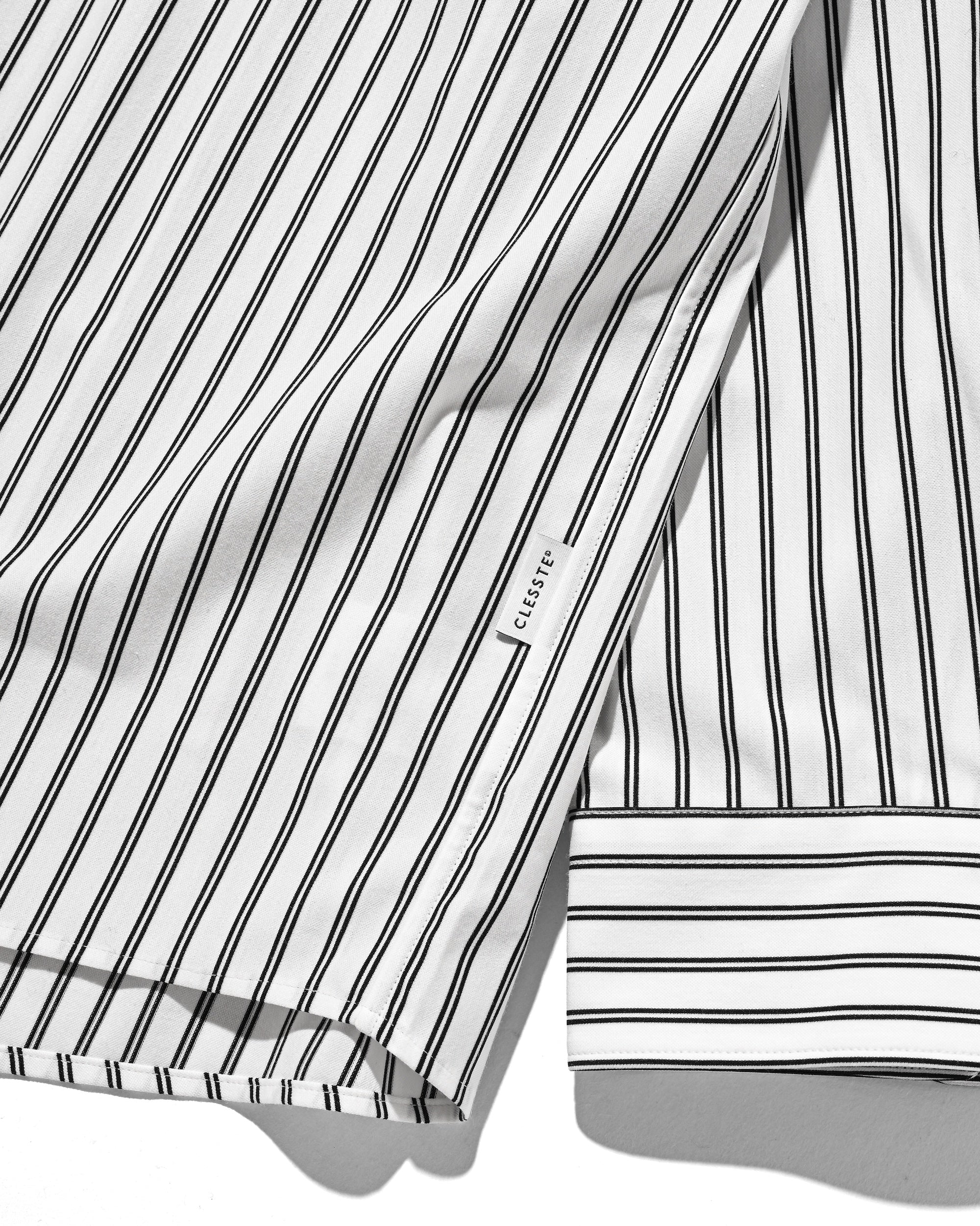 【9.17 WED 20:00- IN STOCK】46G KNIT EVERYDAY L/S SHIRT (WHITE STRIPE)