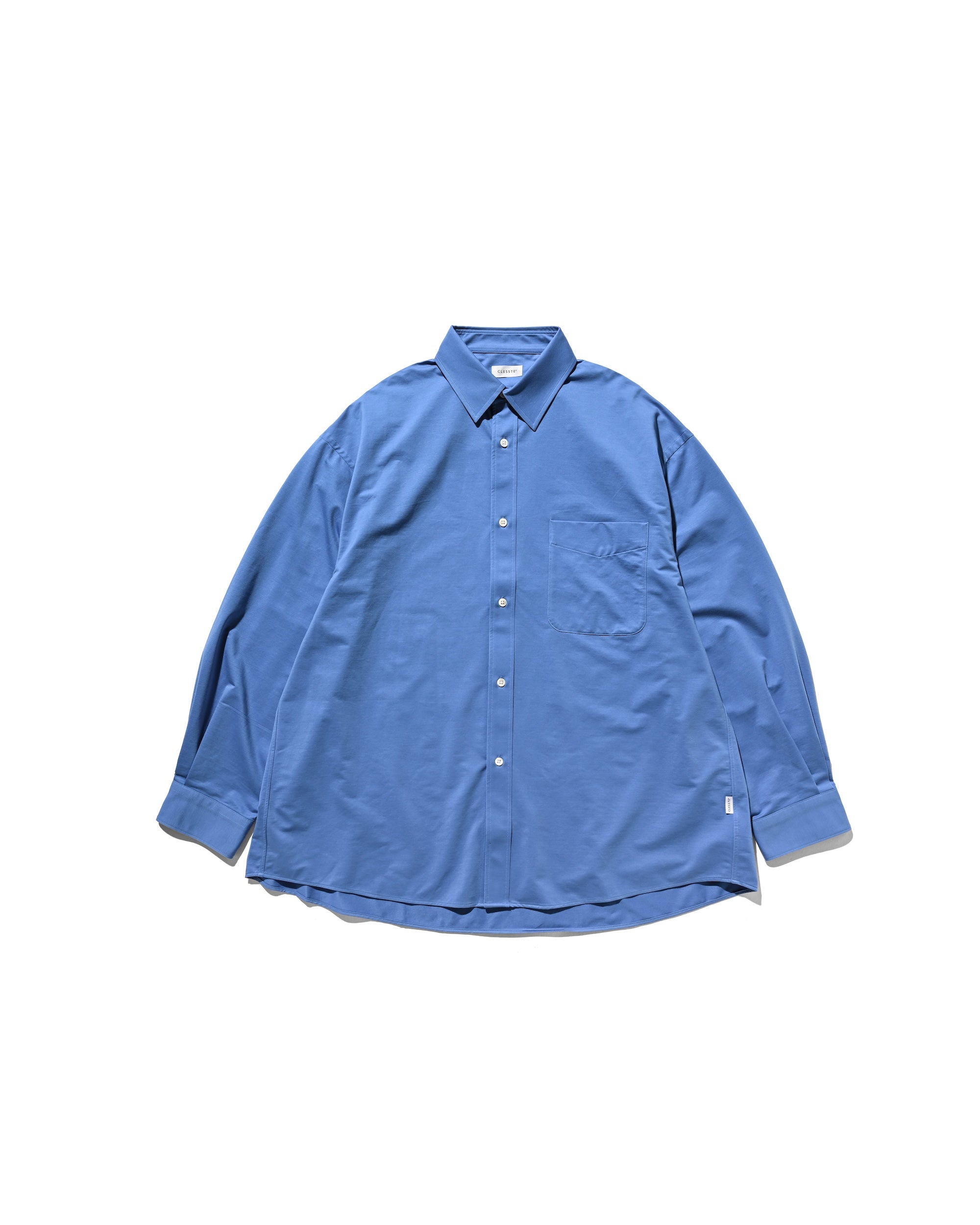 【9.17 WED 20:00- IN STOCK】46G KNIT EVERYDAY L/S SHIRT (SAX BLUE)
