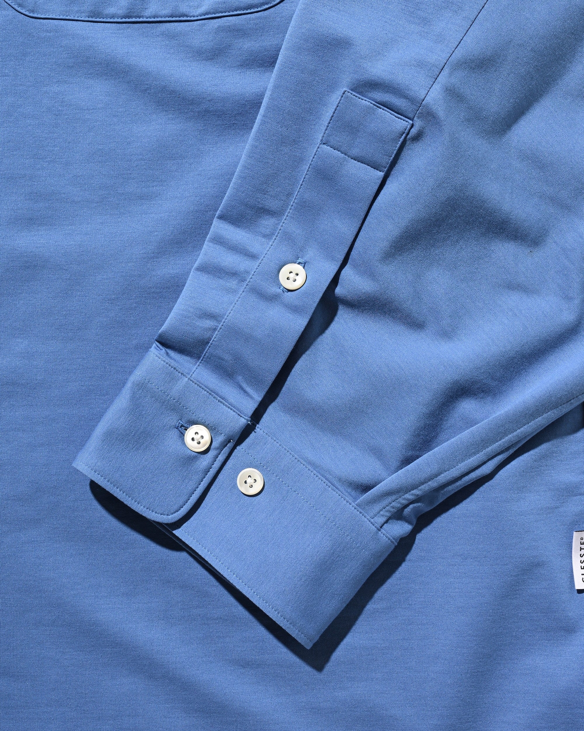 【9.17 WED 20:00- IN STOCK】46G KNIT EVERYDAY L/S SHIRT (SAX BLUE)