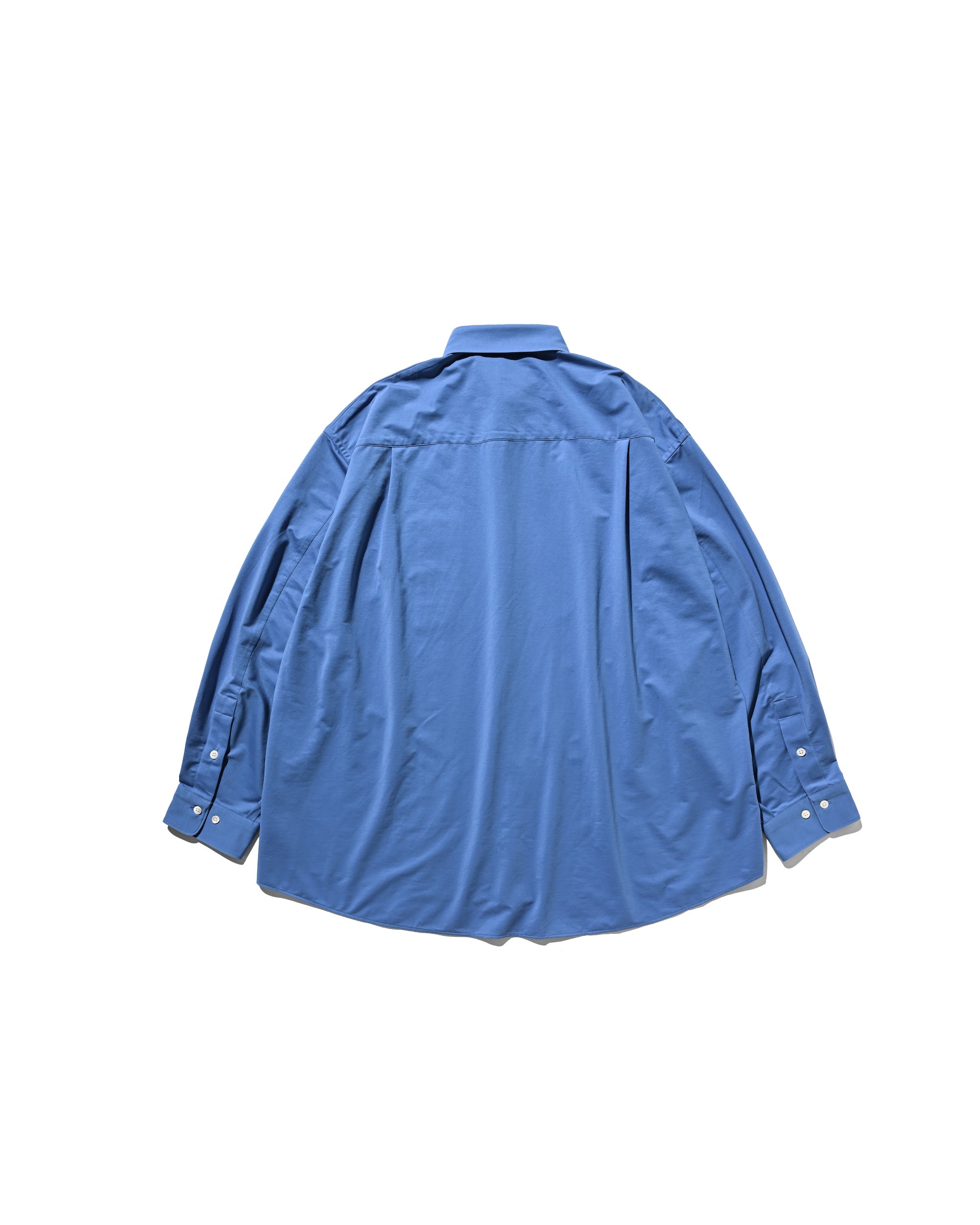 【9.17 WED 20:00- IN STOCK】46G KNIT EVERYDAY L/S SHIRT (SAX BLUE)