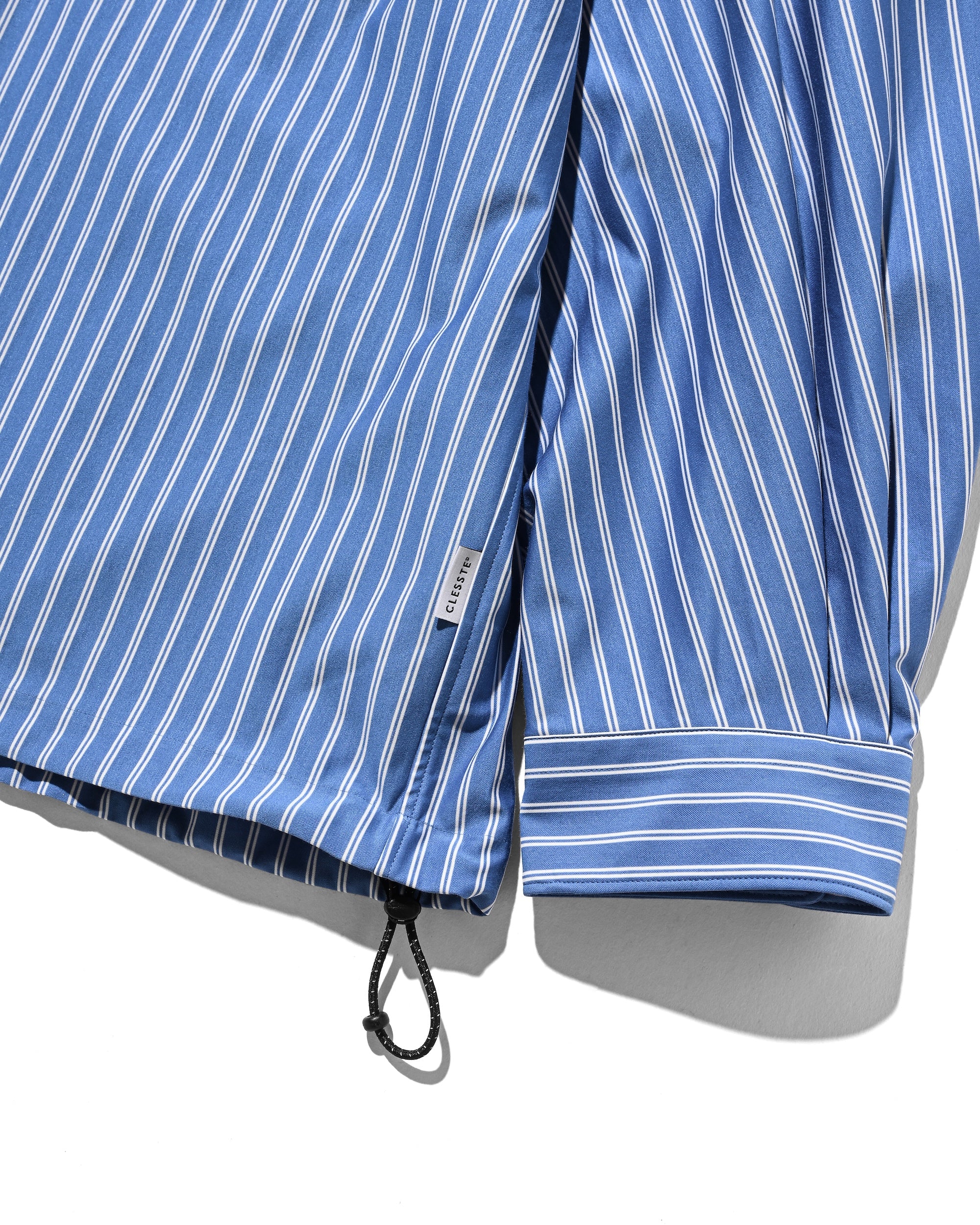 【9.27 SAT 20:00- IN STOCK】46G KNIT EVERYDAY PULLOVER L/S SHIRT (SAX BLUE STRIPE).
