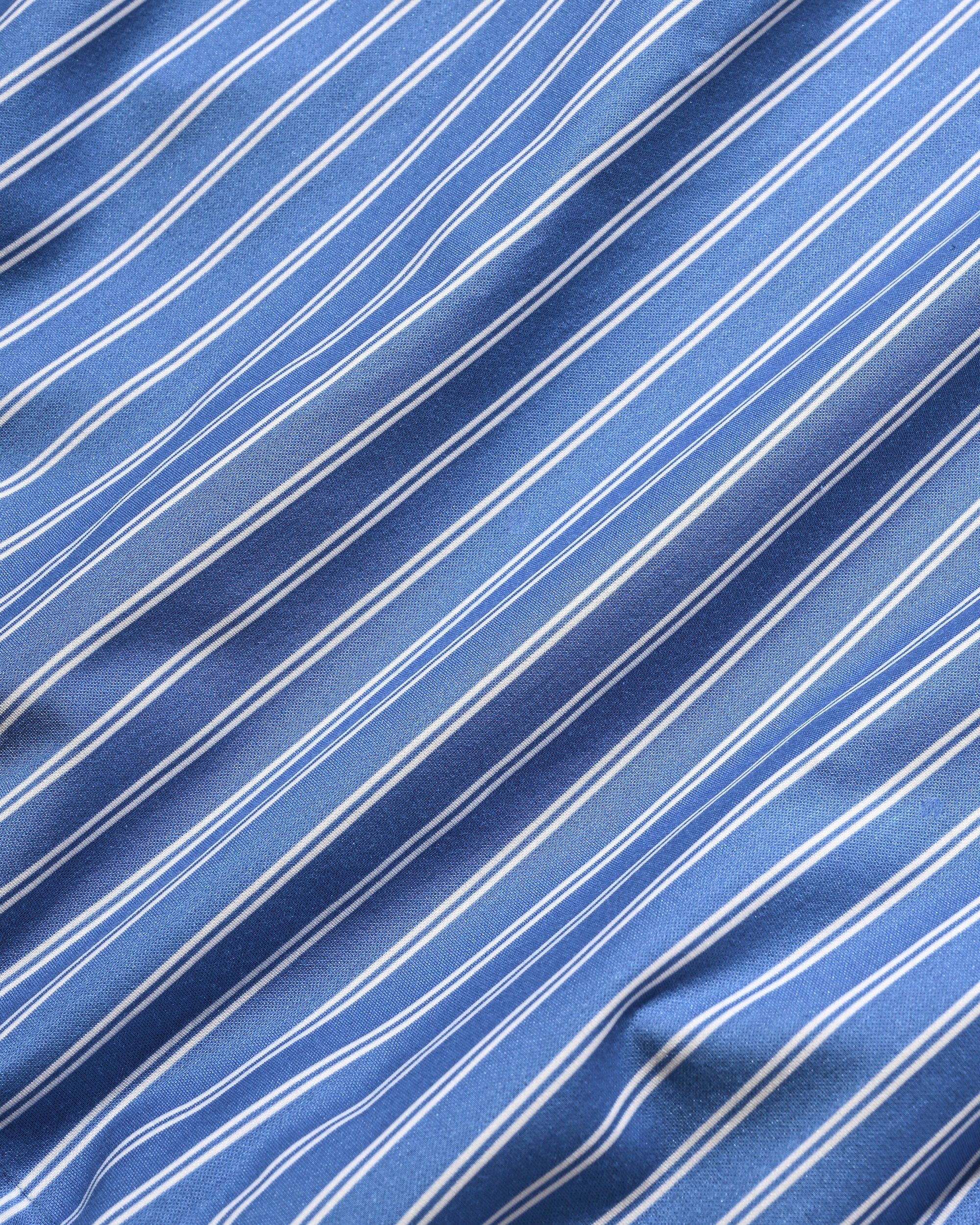 【9.27 SAT 20:00- IN STOCK】46G KNIT EVERYDAY PULLOVER L/S SHIRT (SAX BLUE STRIPE).