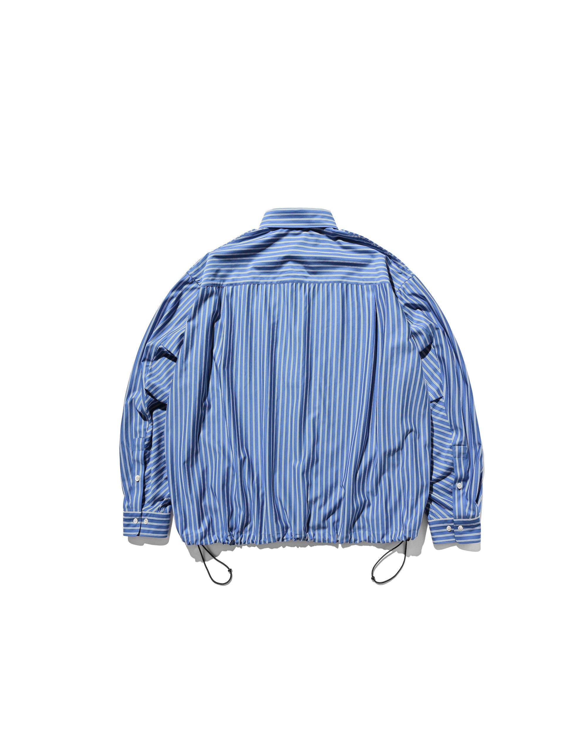【9.27 SAT 20:00- IN STOCK】46G KNIT EVERYDAY PULLOVER L/S SHIRT (SAX BLUE STRIPE)
