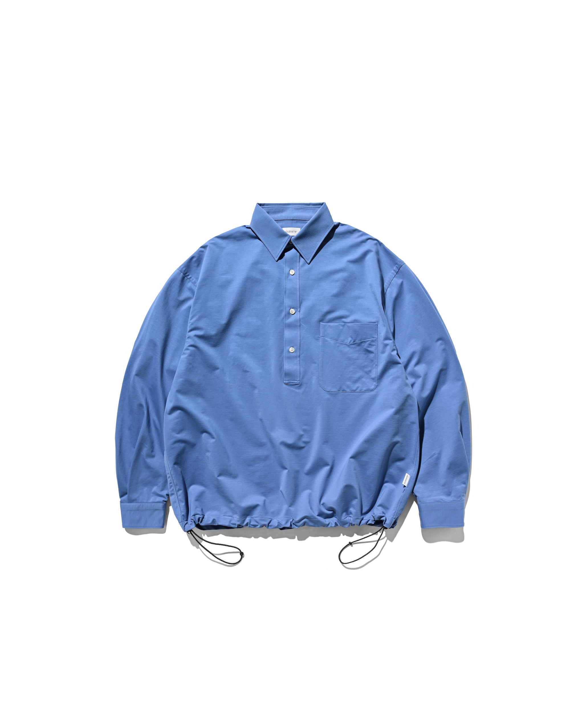 【9.27 SAT 20:00- IN STOCK】46G KNIT EVERYDAY PULLOVER L/S SHIRT (SAX BLUE)