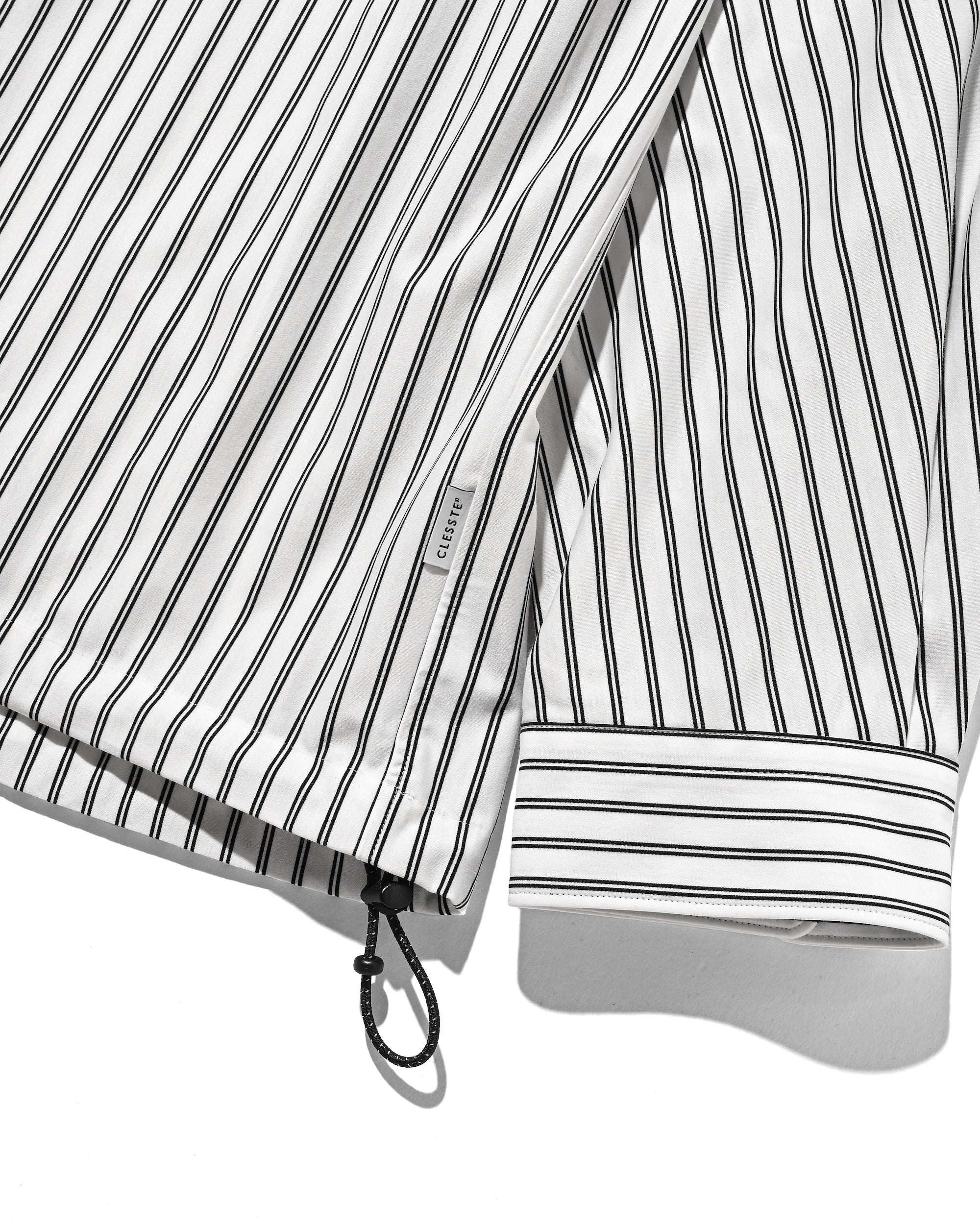 【9.27 SAT 20:00- IN STOCK】46G KNIT EVERYDAY PULLOVER L/S SHIRT (WHITE STRIPE)