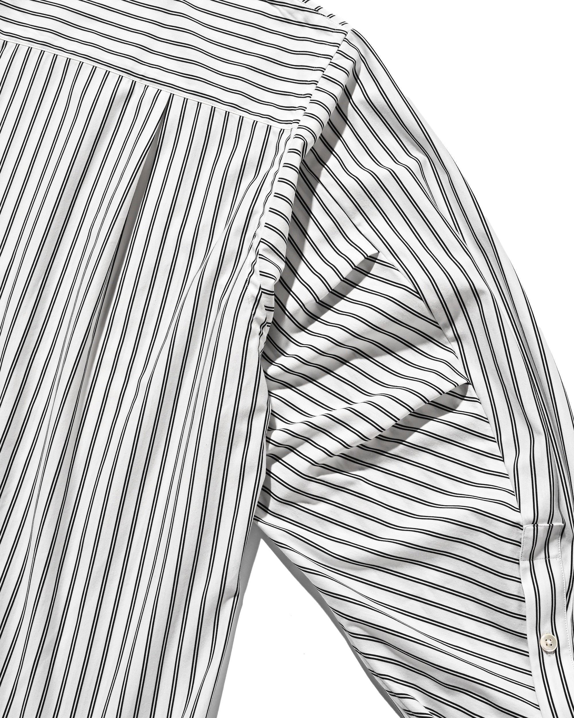【9.27 SAT 20:00- IN STOCK】46G KNIT EVERYDAY PULLOVER L/S SHIRT (WHITE STRIPE)