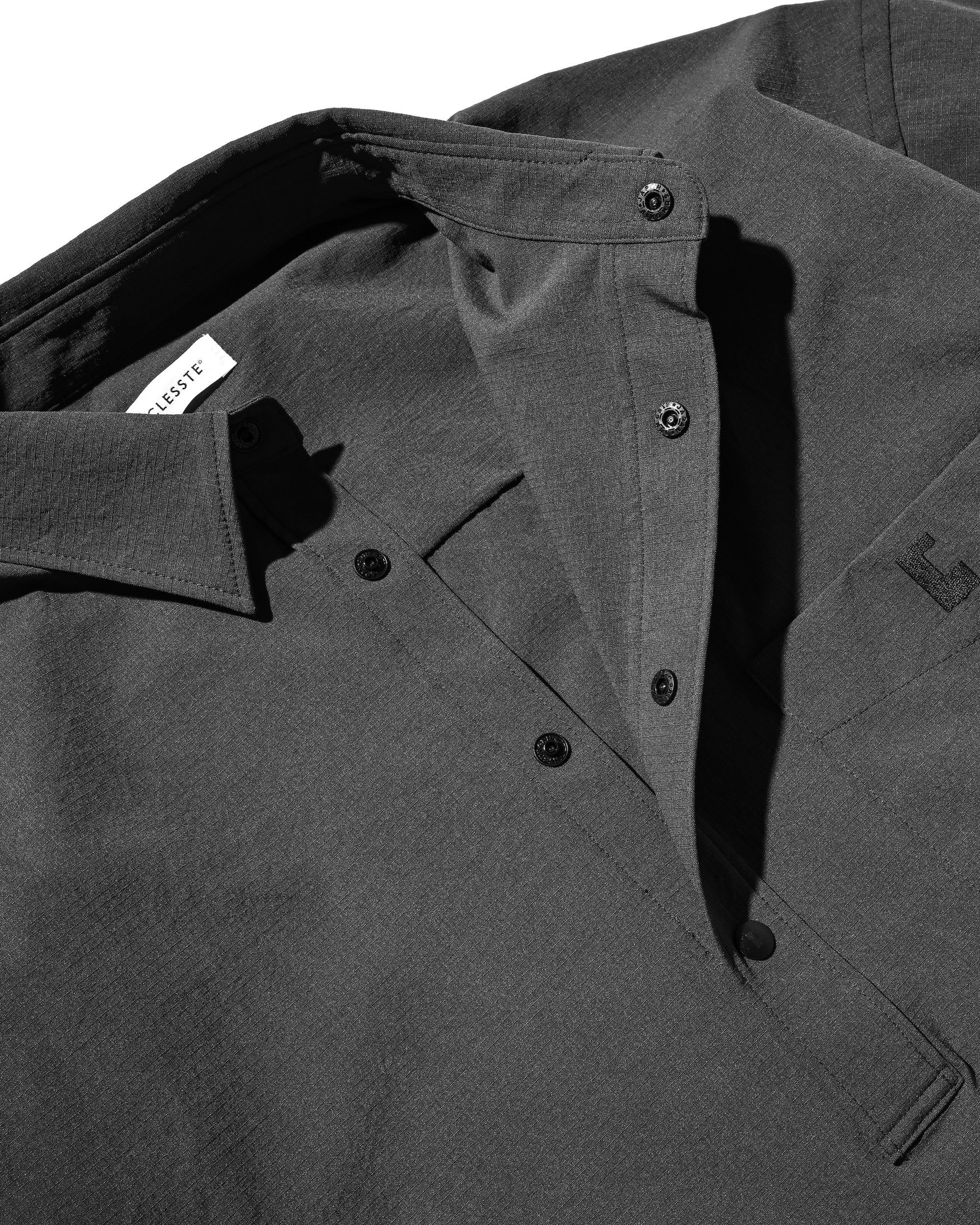 【9.20 SAT 20:00- IN STOCK】CITY UNIFORM L/S PULLOVER SHIRT (GRAY)