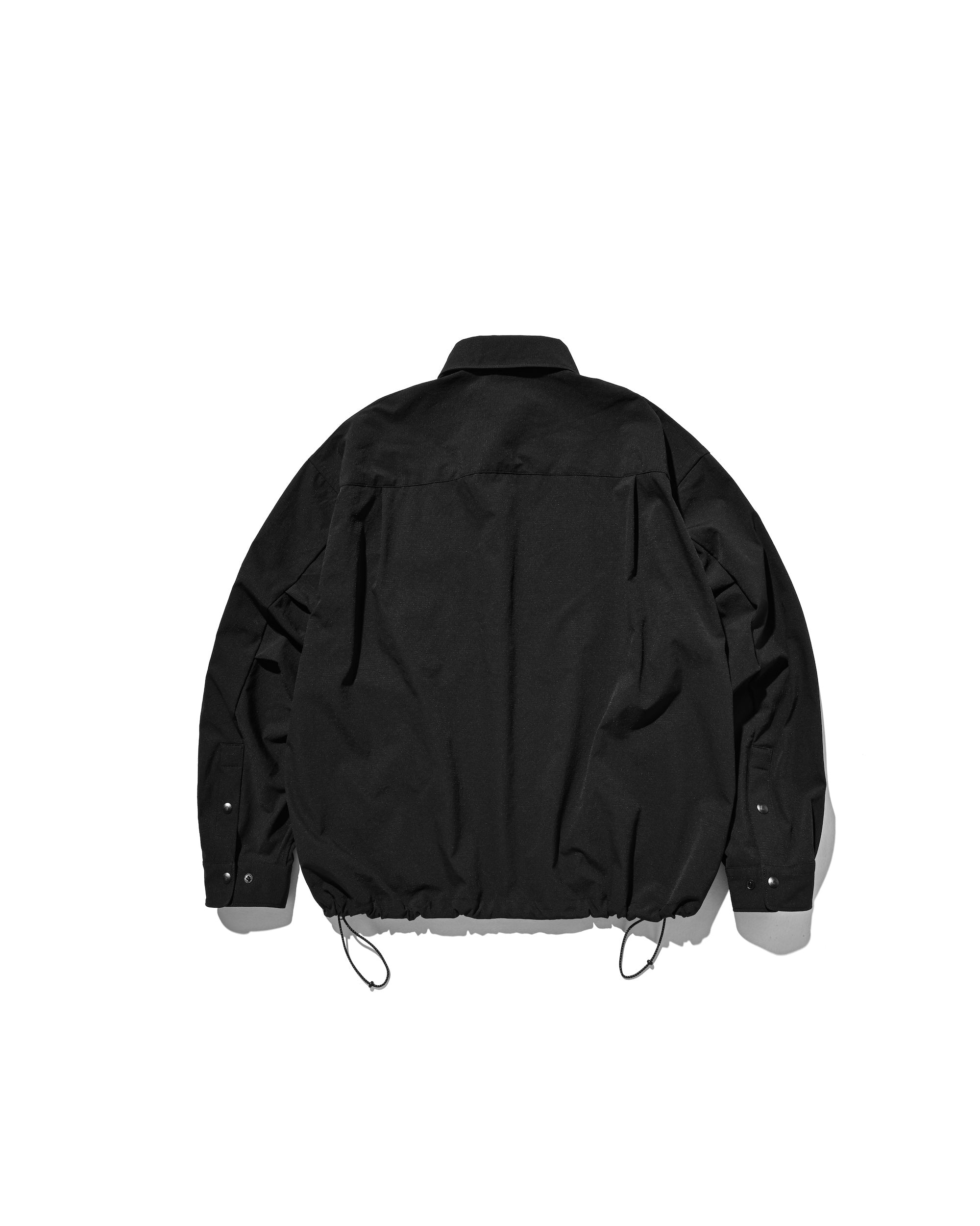 【9.20 SAT 20:00- IN STOCK】CITY UNIFORM L/S PULLOVER SHIRT (BLACK)