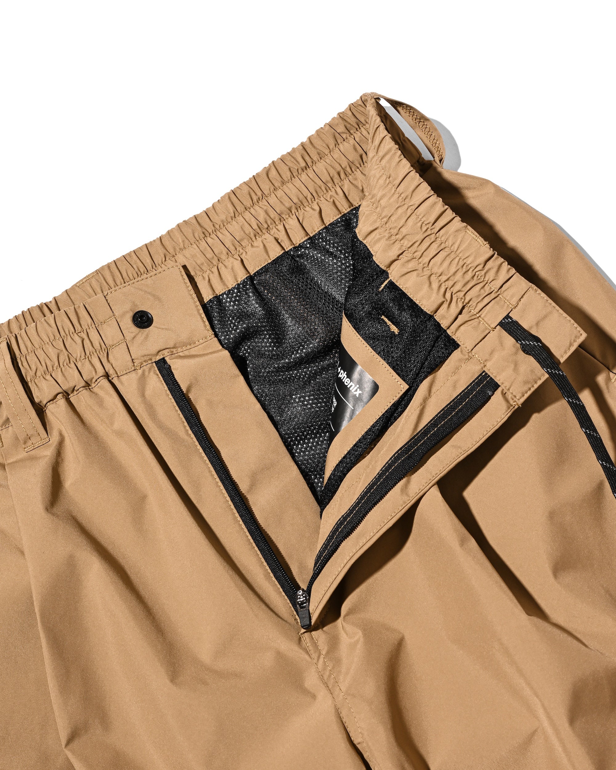 【6.20 SAT 20:00- IN STOCK】 +phenix WINDSTOPPER® by GORE-TEX LABS CITY BARREL LEG PANTS (CAMEL BEIGE)