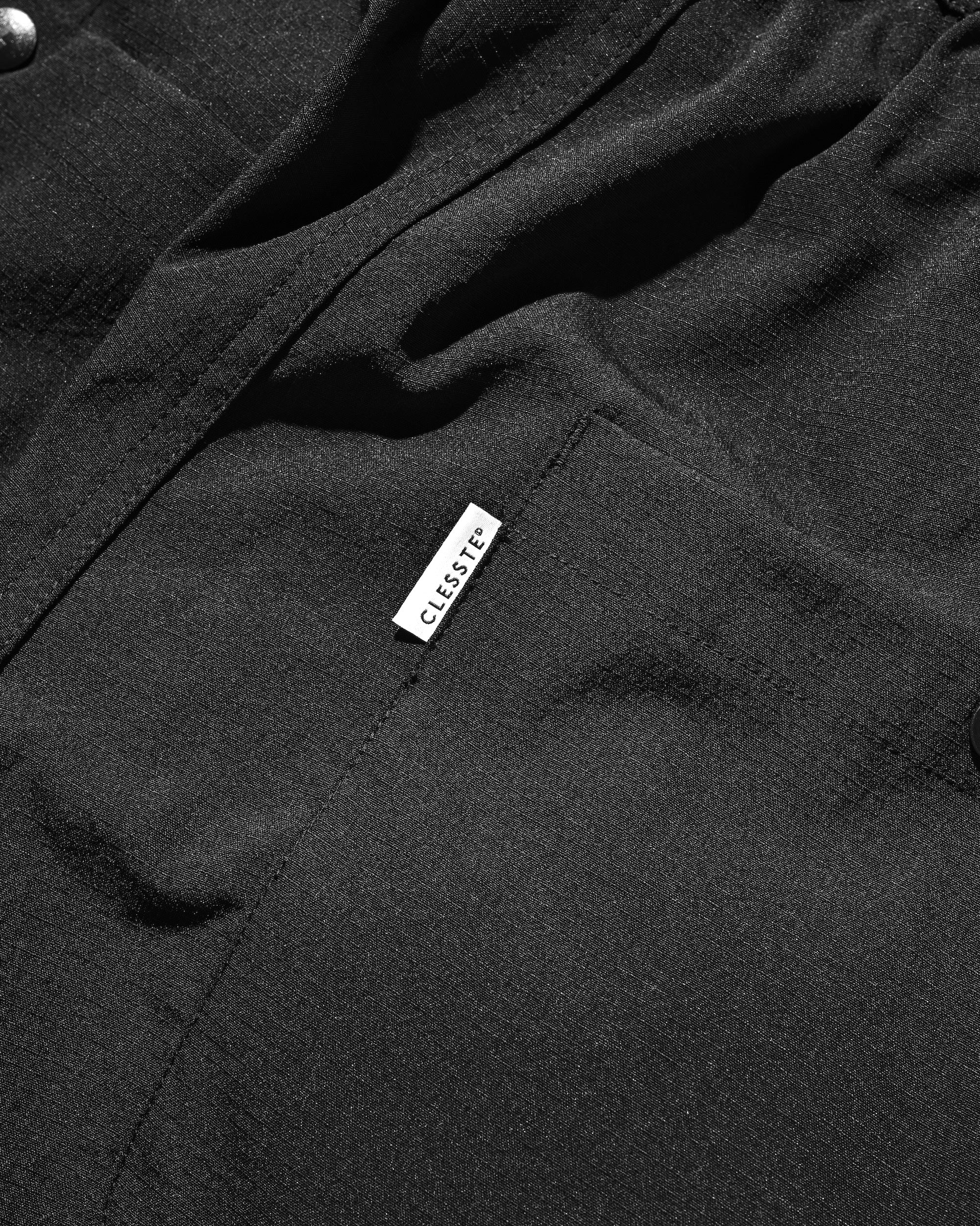 【9.20 SAT 20:00- IN STOCK】CITY UNIFORM BARREL LEG EASY PANTS (BLACK)