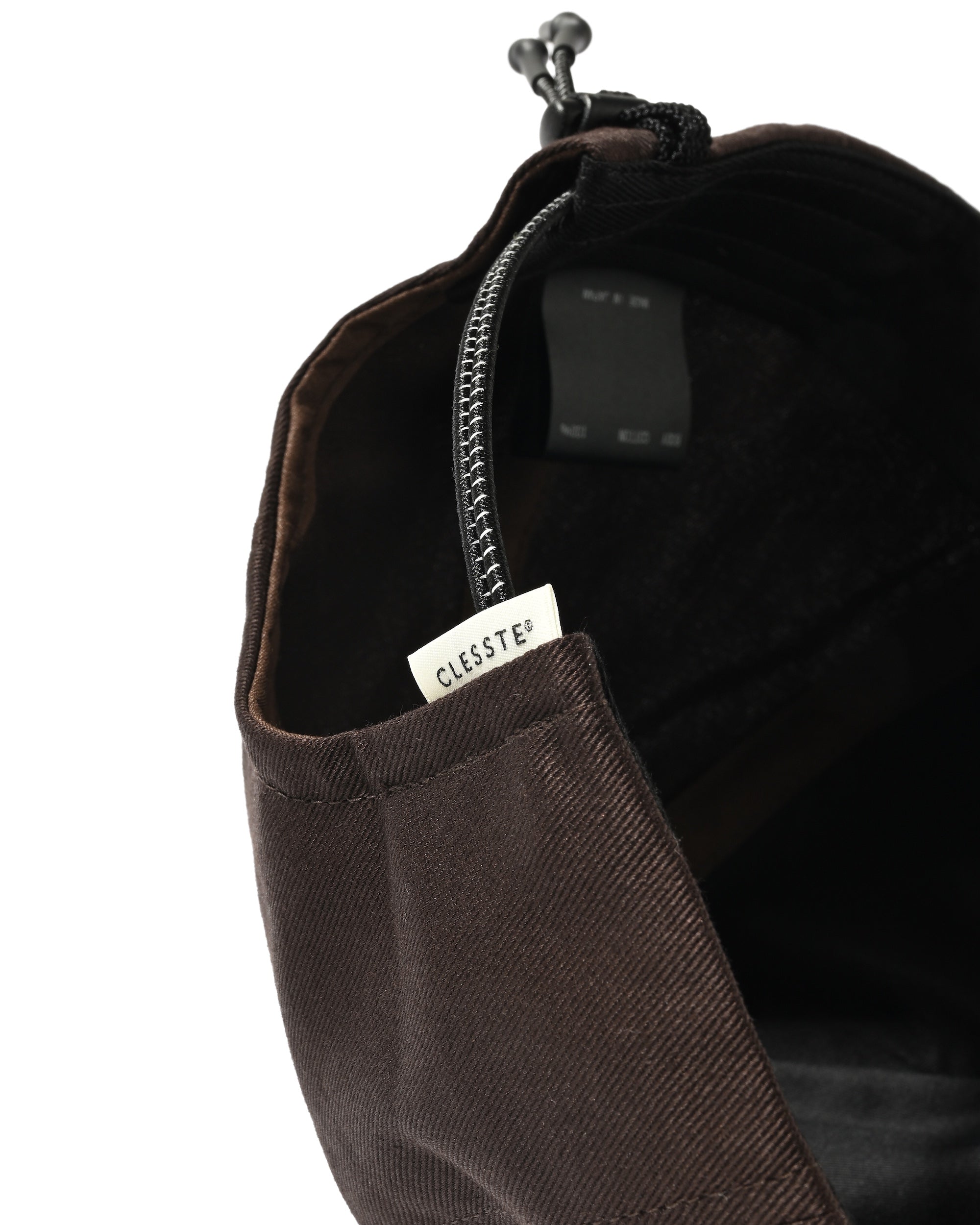 "BUBBLE LOGO" ACTIVE CITY TRUCKER CAP (BROWN×WHITE)