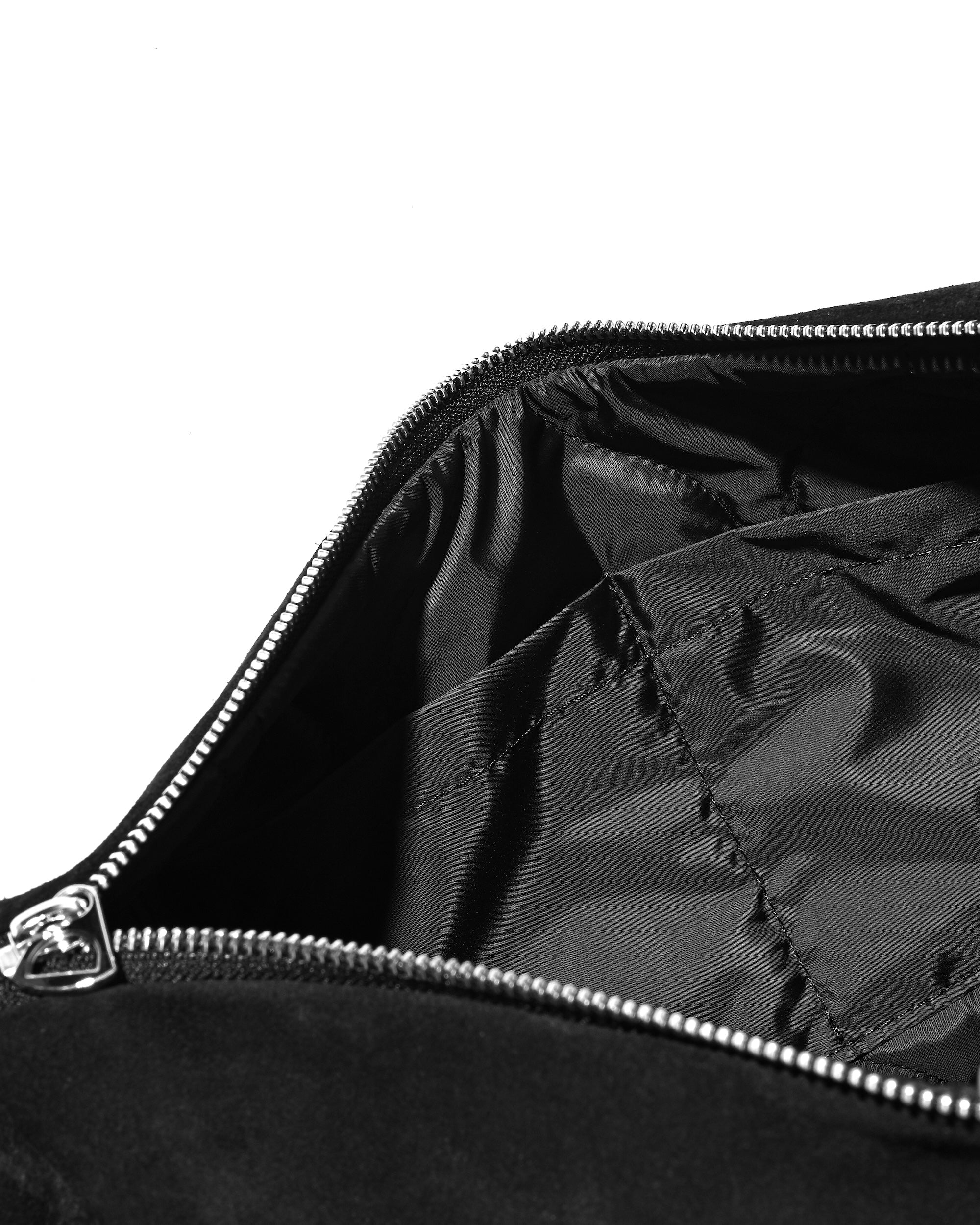 SUEDE DAYOFF BAG (BLACK)