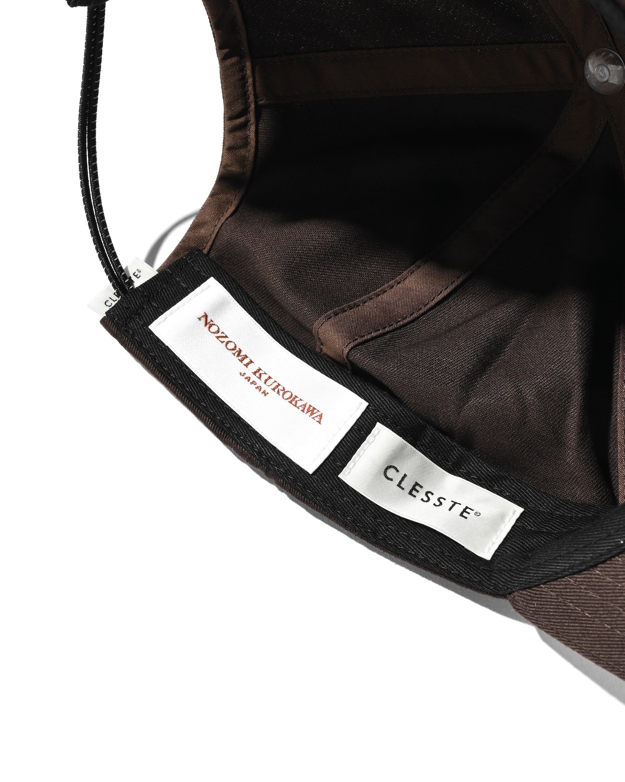 "BUBBLE LOGO" ACTIVE CITY TRUCKER CAP (BROWN×WHITE)