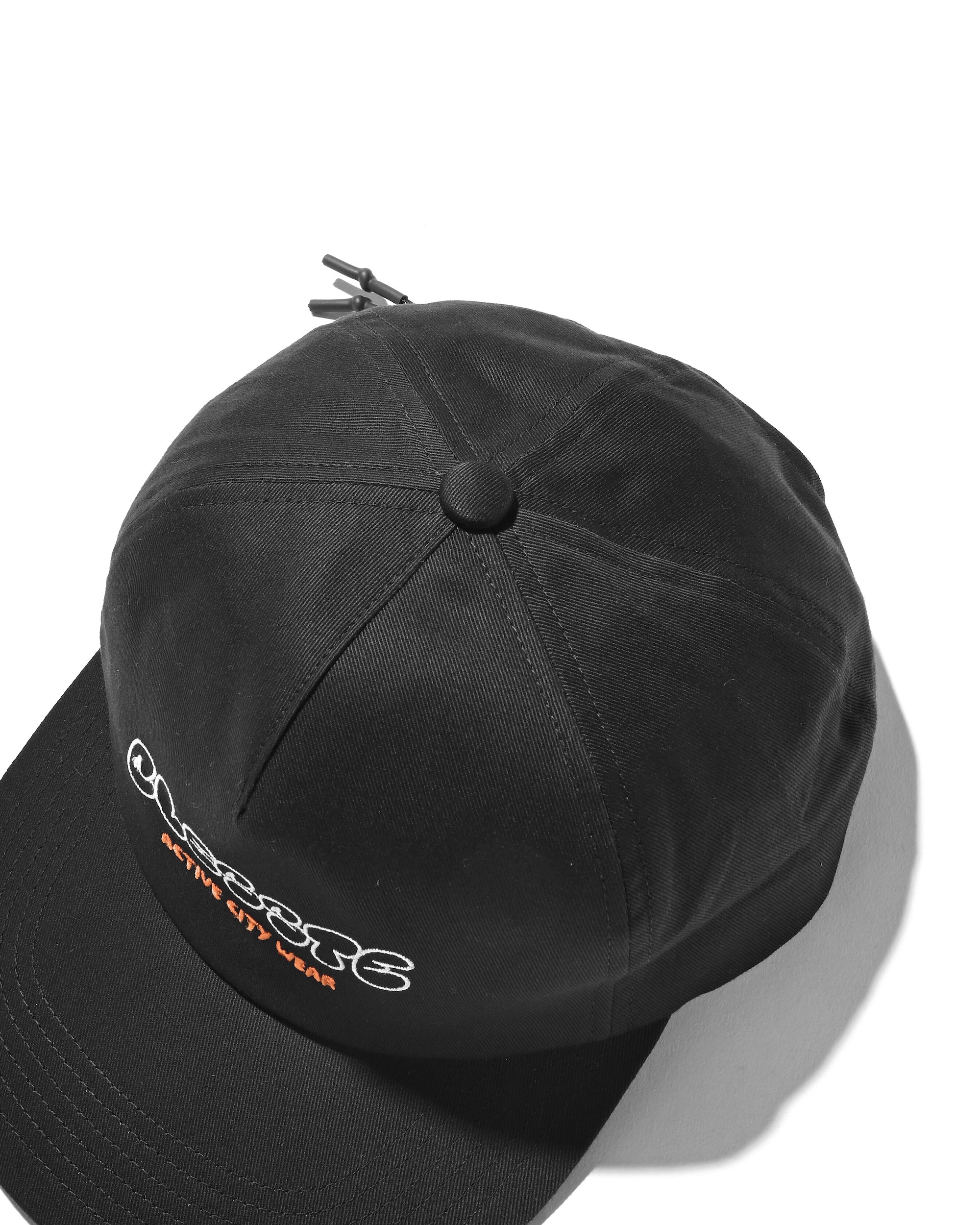 "BUBBLE LOGO" ACTIVE CITY TRUCKER CAP (BLACK×WHITE)