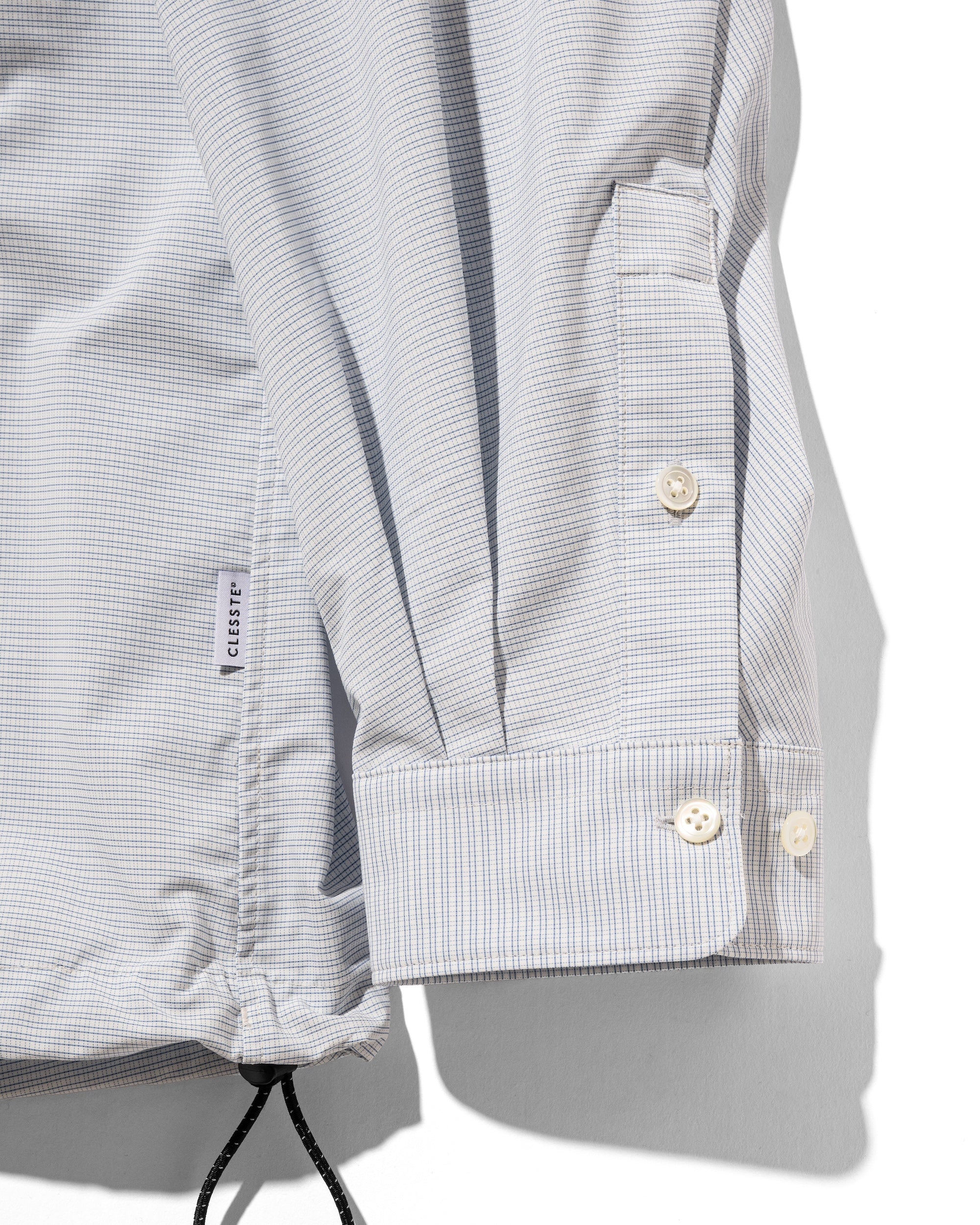 【5.6 TUE 20:00- IN STOCK】MINI PLAID L/S PULLOVER SHIRT (BLUE)