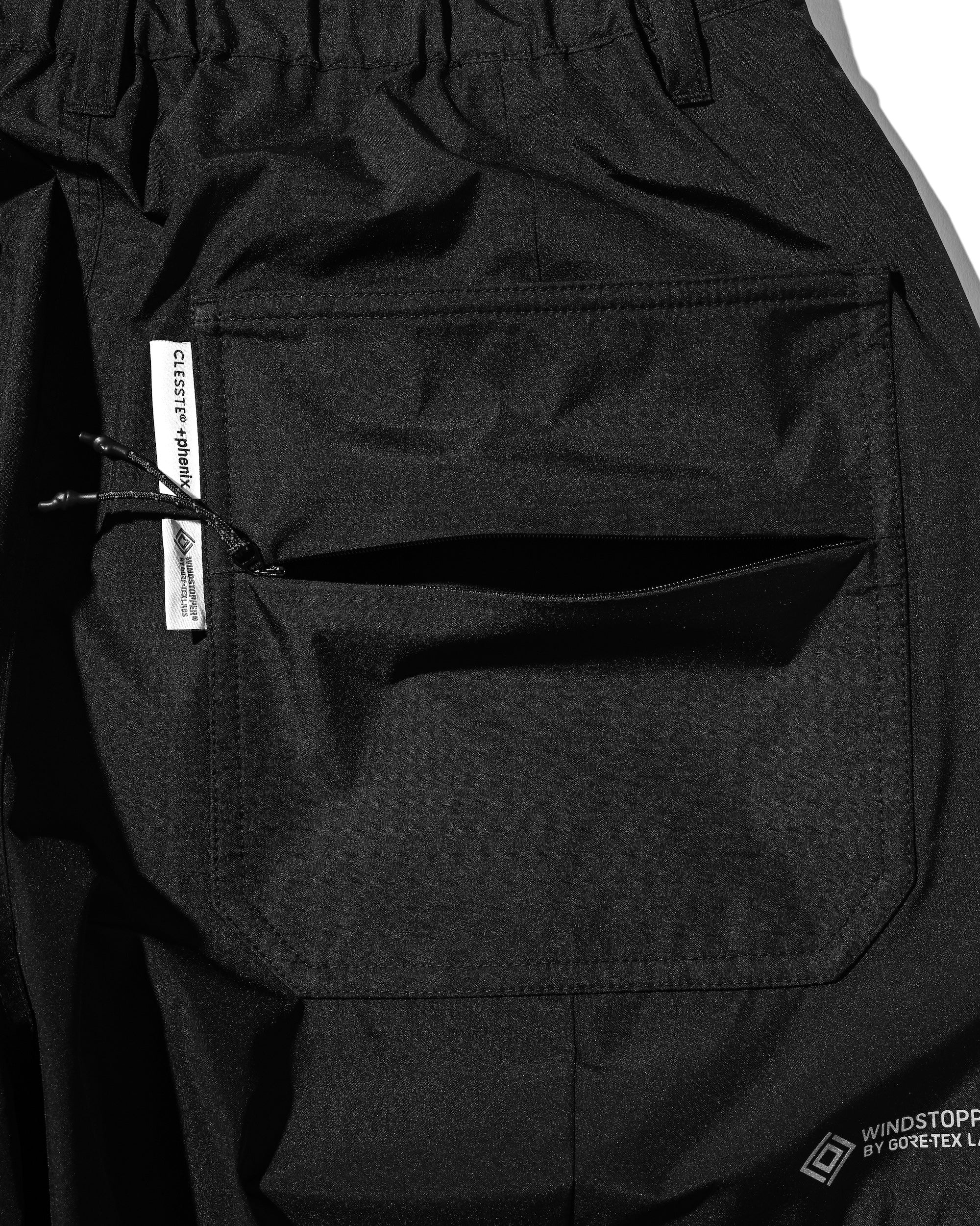 +phenix WINDSTOPPER® by GORE-TEX LABS CITY MASSIVE UTILITY PANTS (BLACK)
