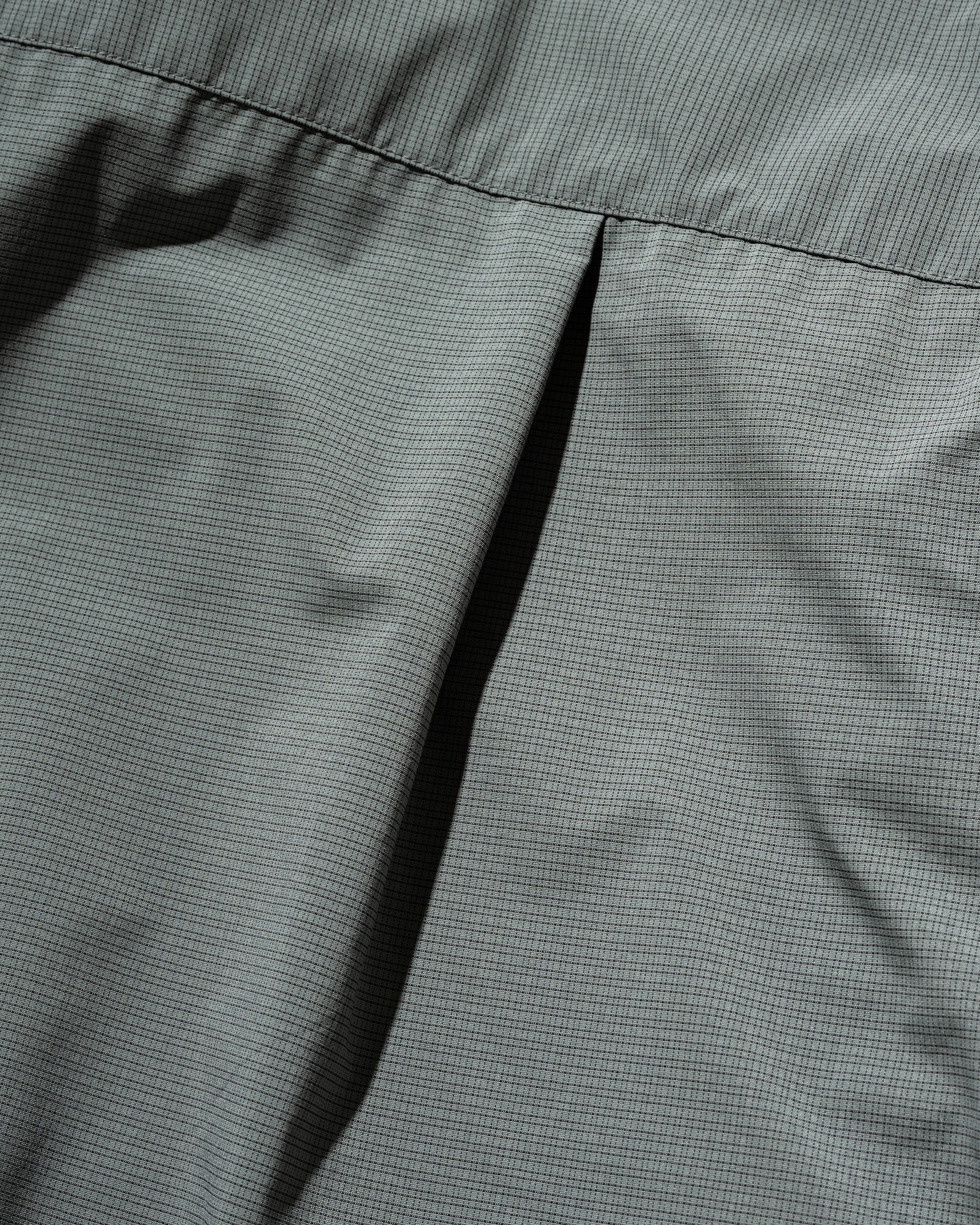 【5.6 TUE 20:00- IN STOCK】MINI PLAID L/S PULLOVER SHIRT (BLUE GRAY)
