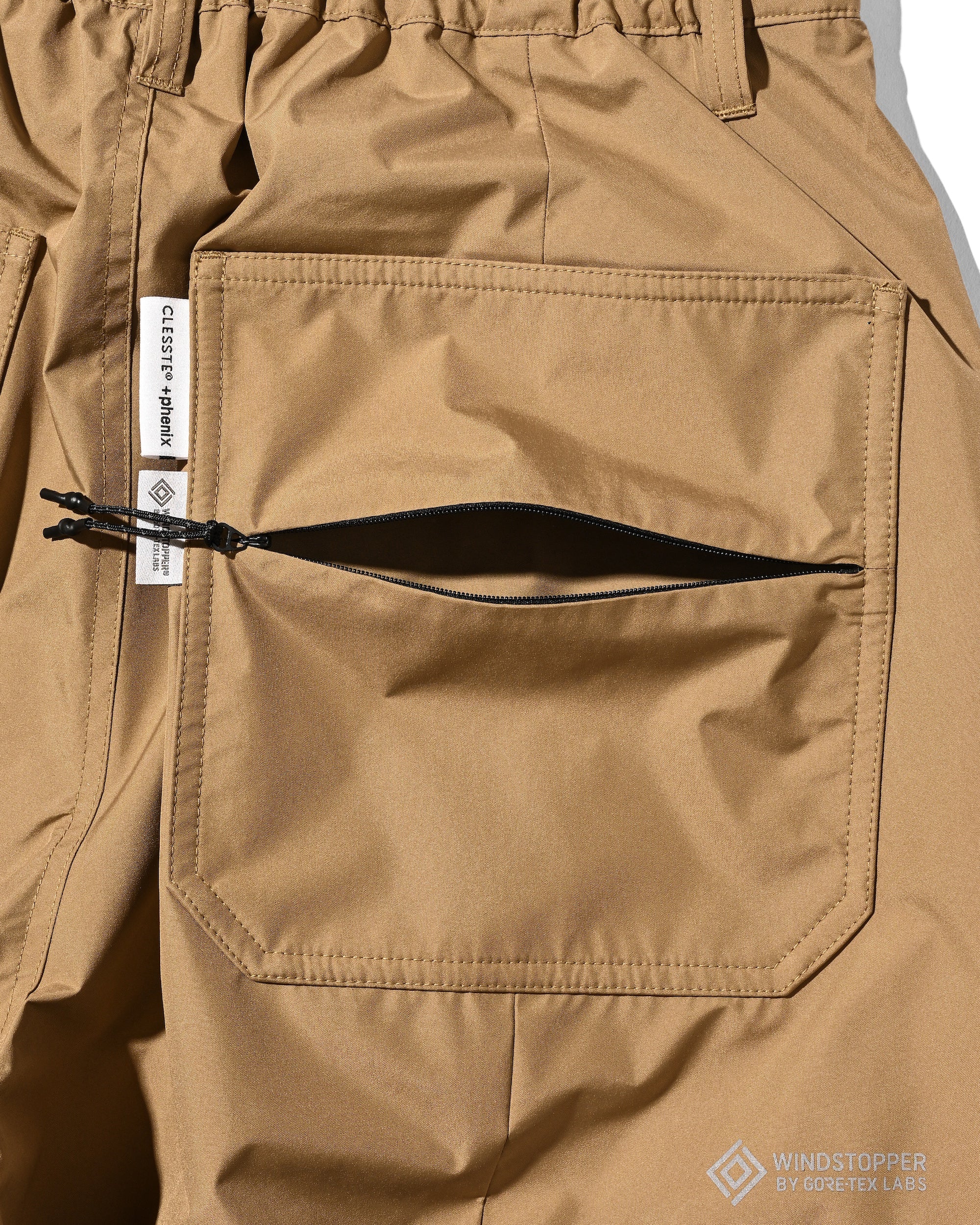 +phenix WINDSTOPPER® by GORE-TEX LABS CITY MASSIVE UTILITY PANTS (CAMEL BEIGE)