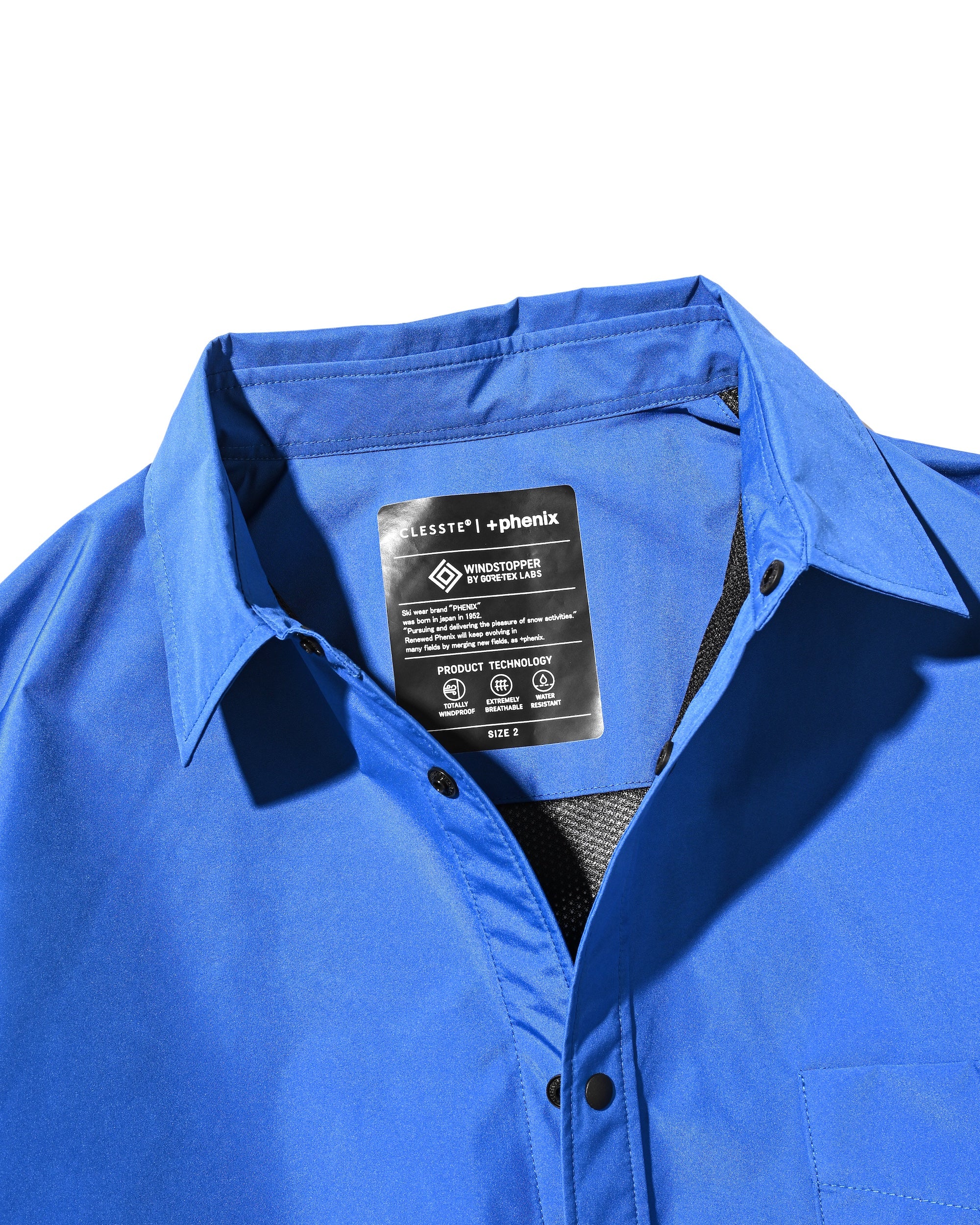 phenix WINDSTOPPER® by GORE-TEX LABS CITY UNIFORM L/S SHIRT (BLUE)