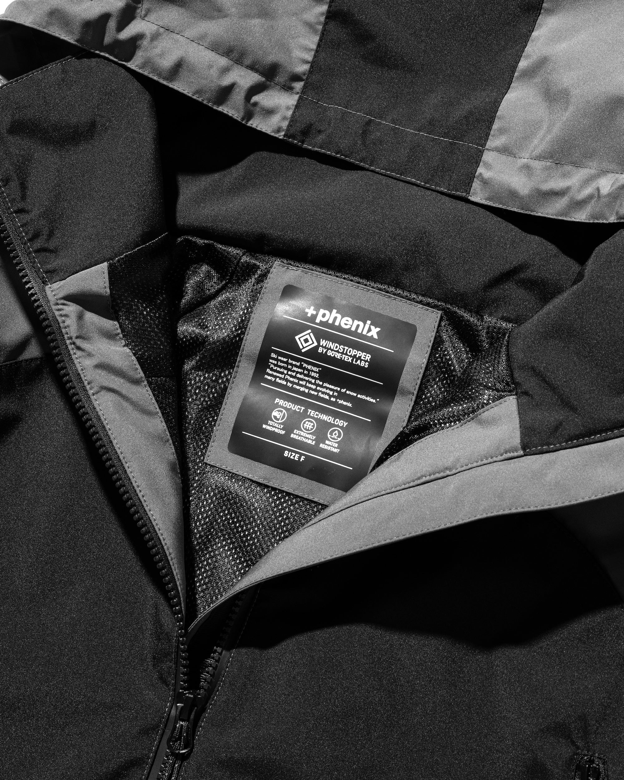 【9.17 WED 20:00- IN STOCK】+phenix WINDSTOPPER® by GORE-TEX LABS CITY MILITARY JACKET (GRAPHAITE GRAY× BLACK)