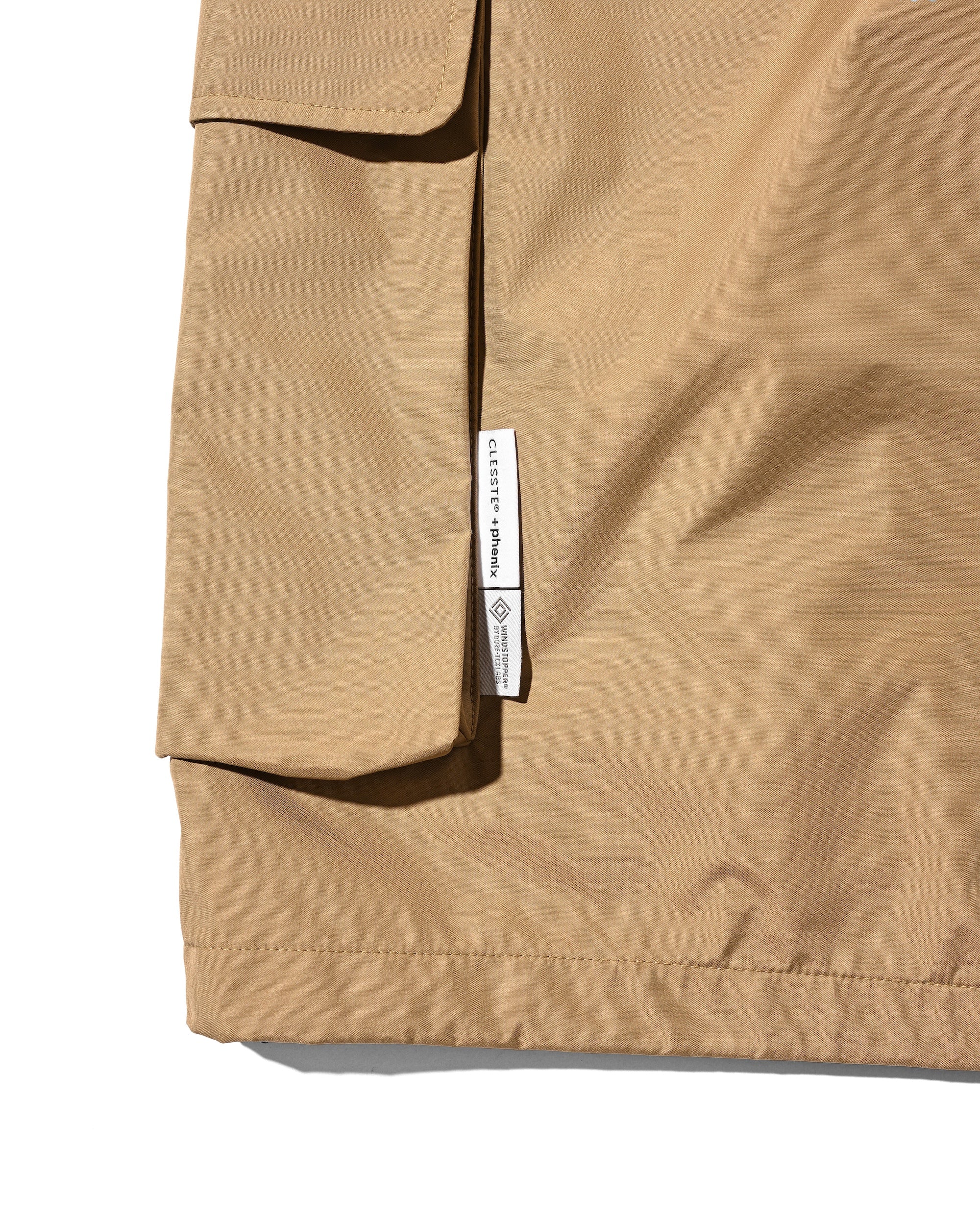 +phenix WINDSTOPPER® by GORE-TEX LABS CITY MILITARY HALF PANTS 001 (CAMEL BEIGE)