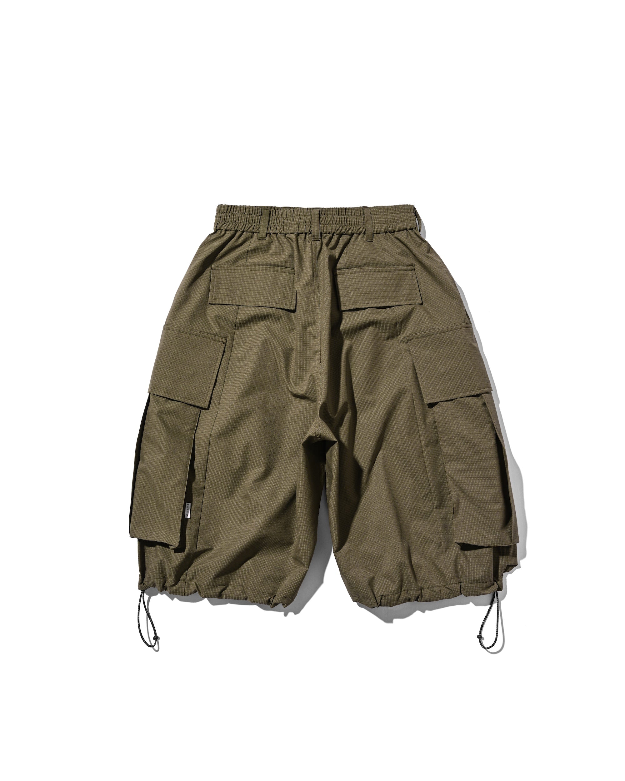 【4.11 SAT 20:00- IN STOCK】COOLDOTS® CITY MEGA POCKET BALLOON CARGO HALF PANTS (OLIVE)