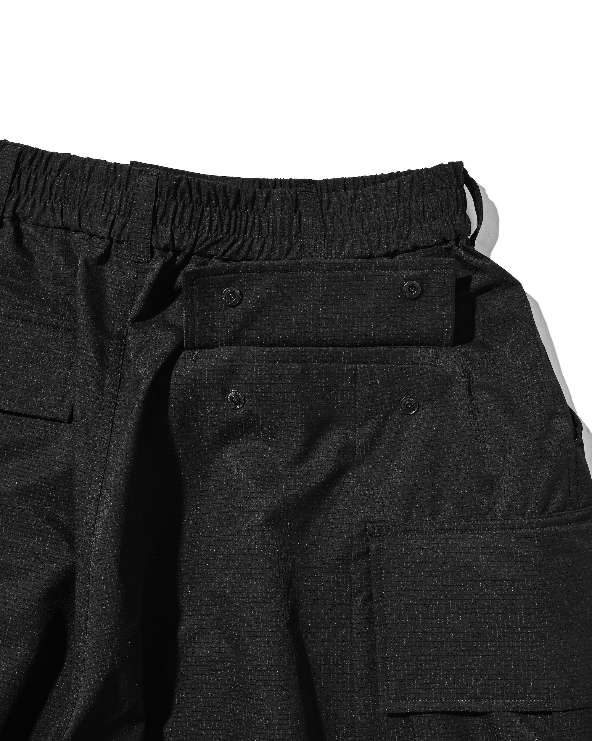 【4.11 SAT 20:00- IN STOCK】COOLDOTS® CITY MEGA POCKET BALLOON CARGO HALF PANTS (BLACK)